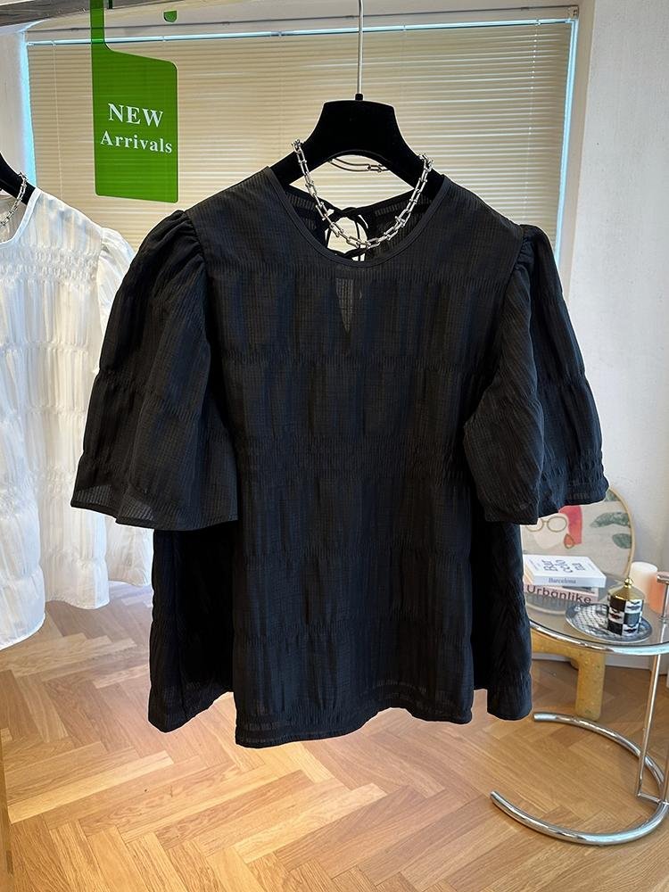 Dreamy Ribbon Back Top - 드리미 리본 백 탑