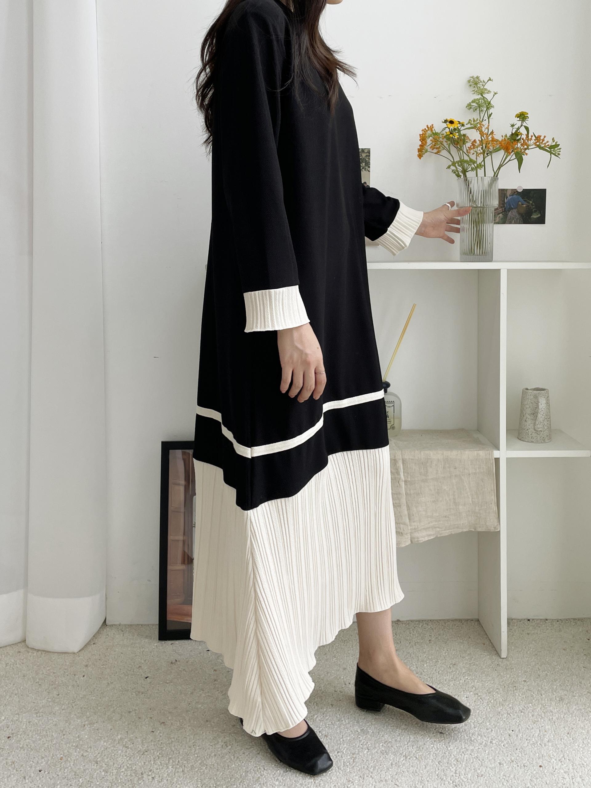 Classic Layered Dress - 클래식 레이어드 원피스
