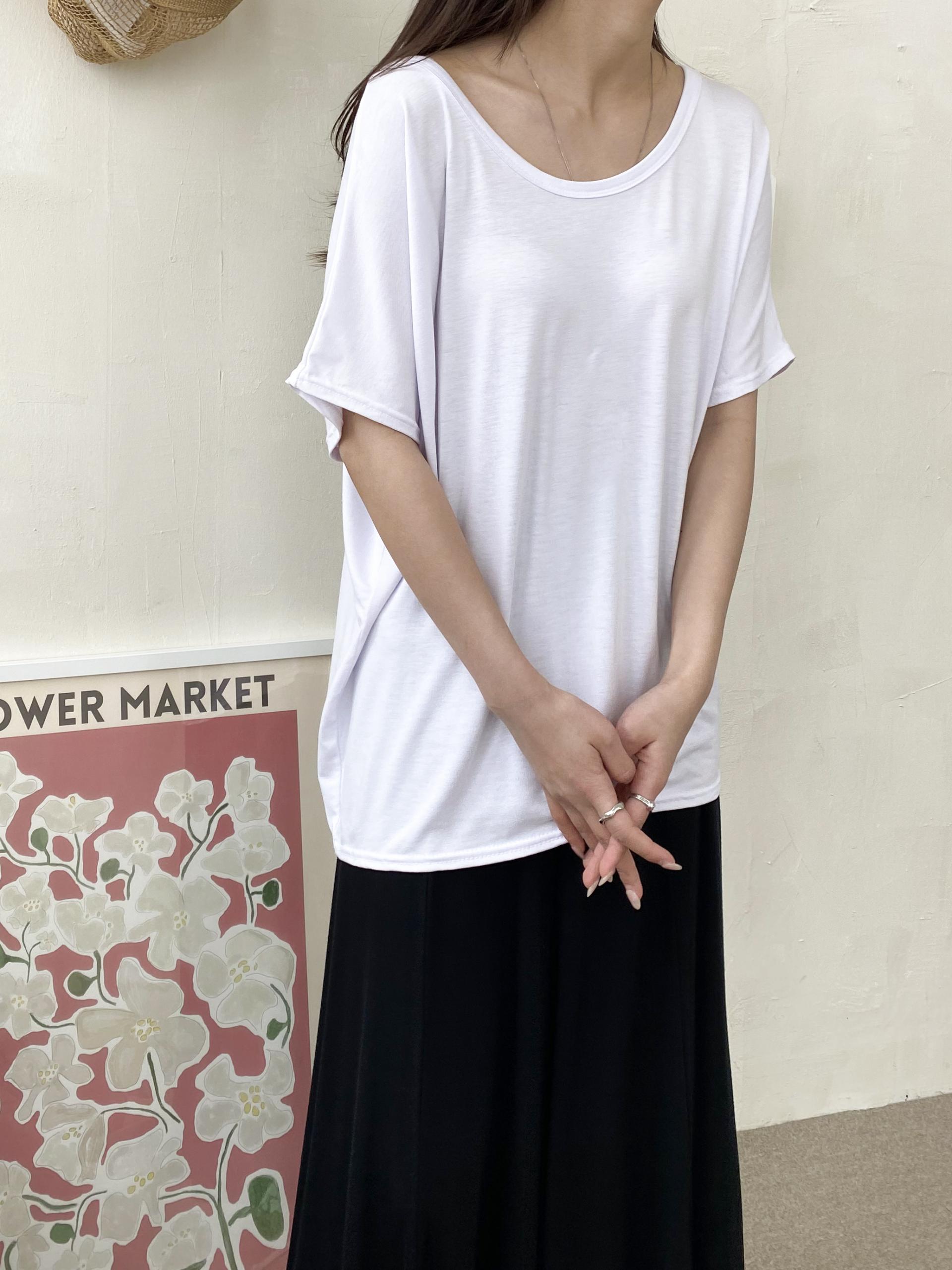 Airy Crossback Lounge Tee - 에어리 크로스백 라운지 티