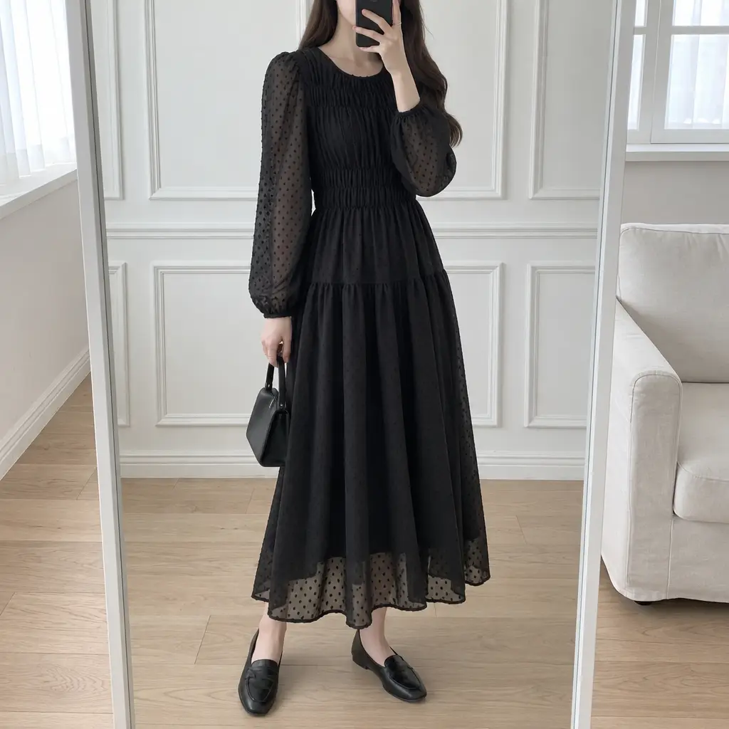 Mellow Dot Dress - 멜로우 도트 원피스