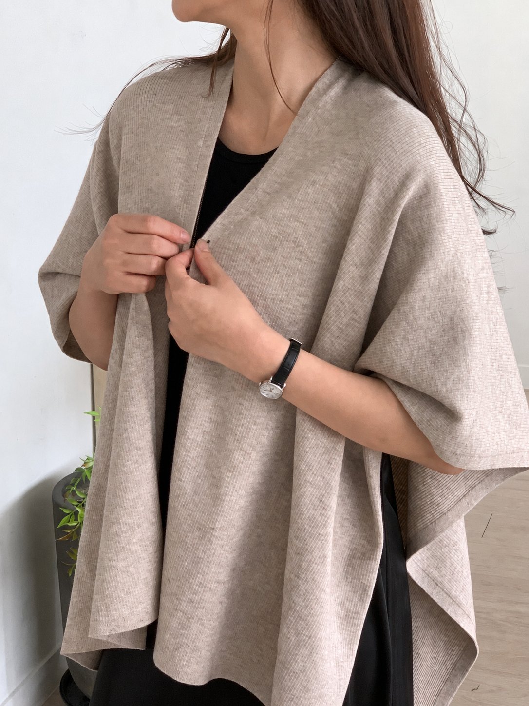 Soft Draped Shawl Cardigan - 소프트 드레이프 숄 가디건