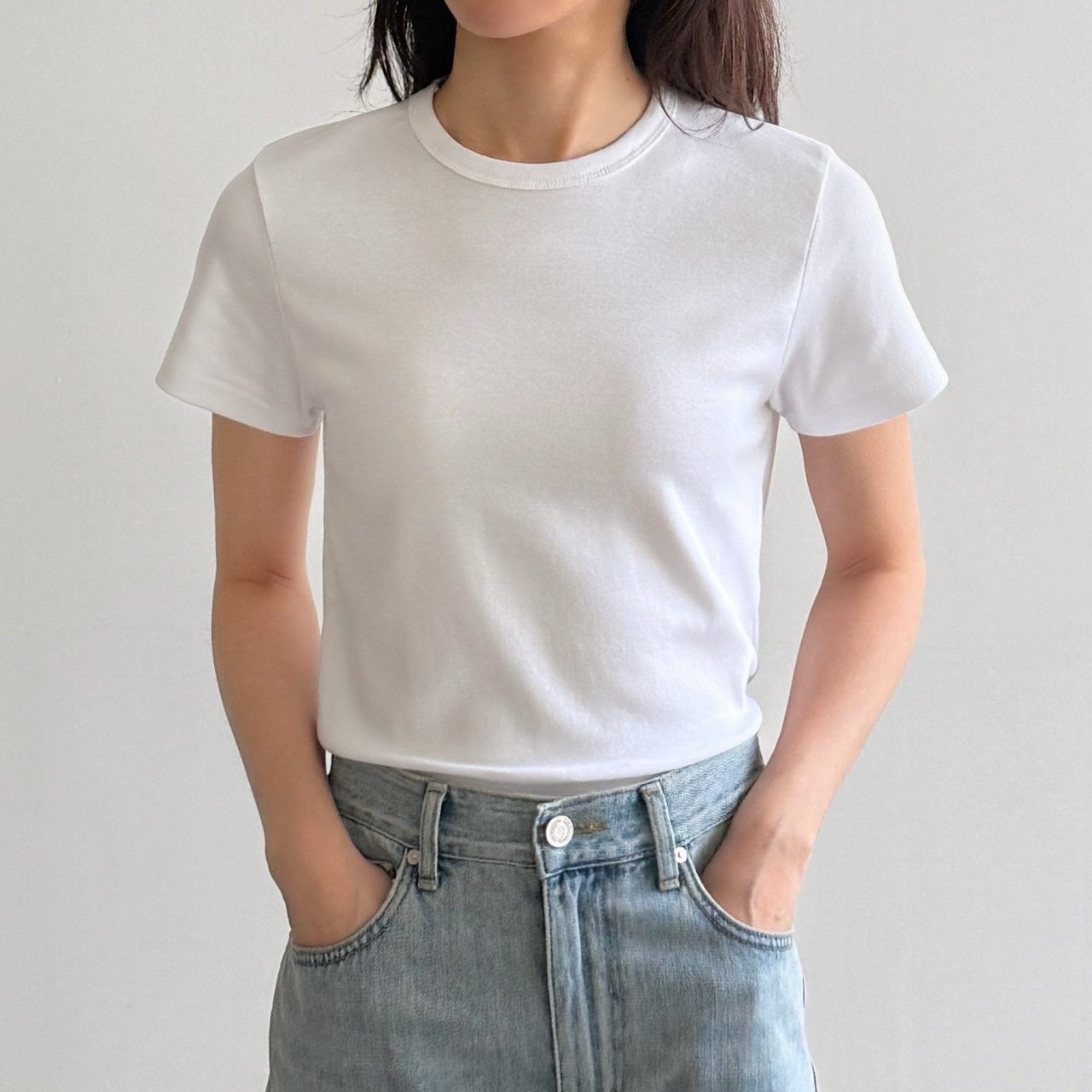 Modern Basic Slim Tee-모던 베이직 슬림 티