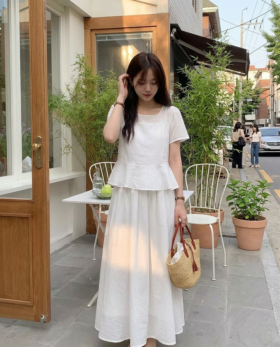 Soft Breeze Two Piece Set - 소프트 브리즈 투피스 세트