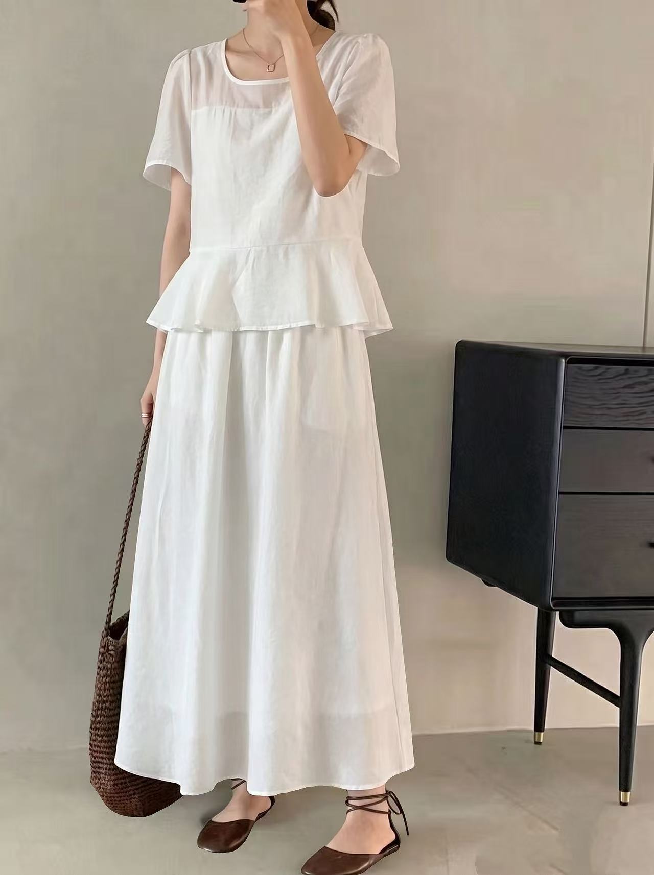 Soft Breeze Two Piece Set - 소프트 브리즈 투피스 세트