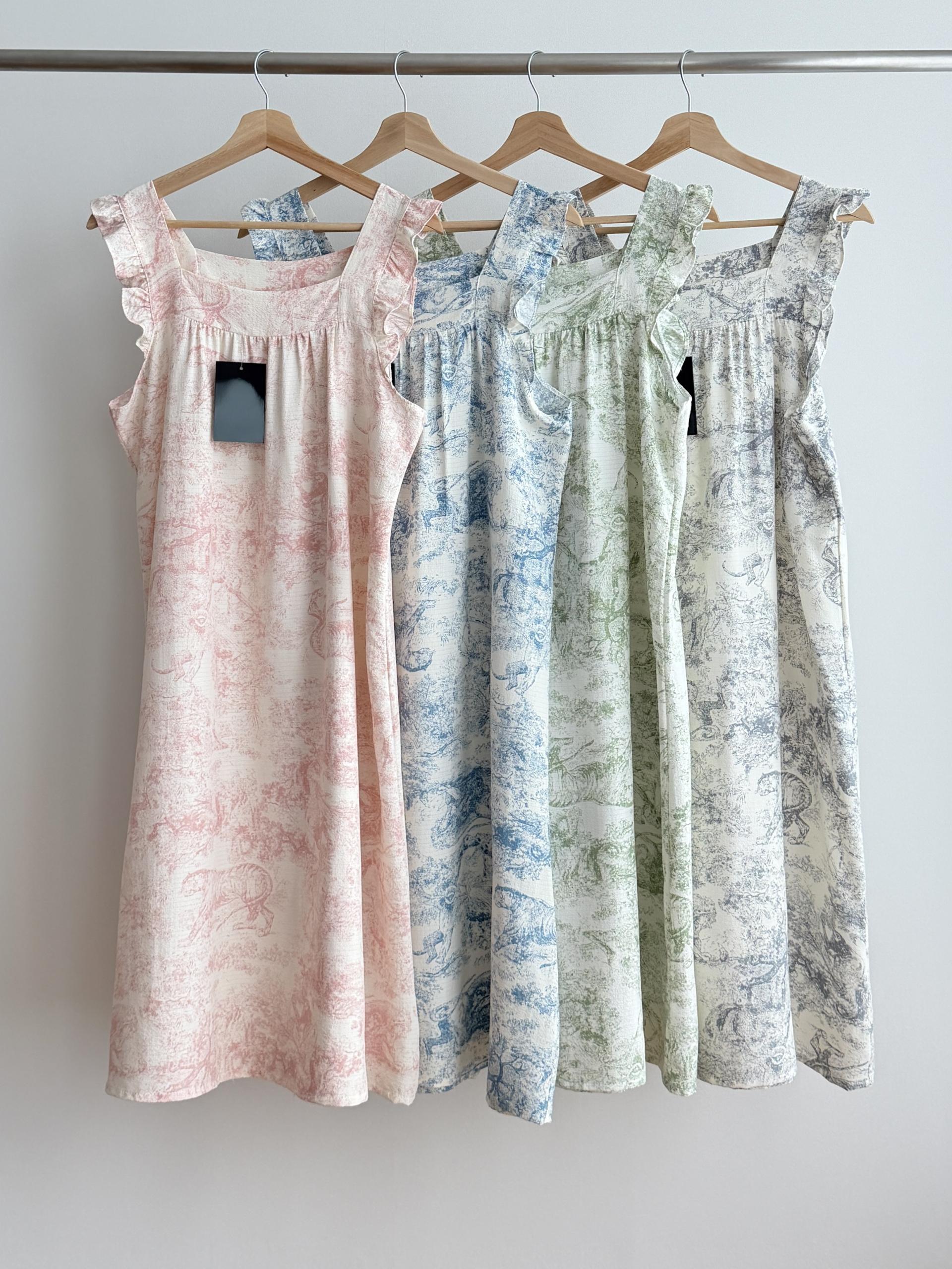 Toile Whisper Maxi Dress - 뜨왈 위스퍼 맥시 드레스