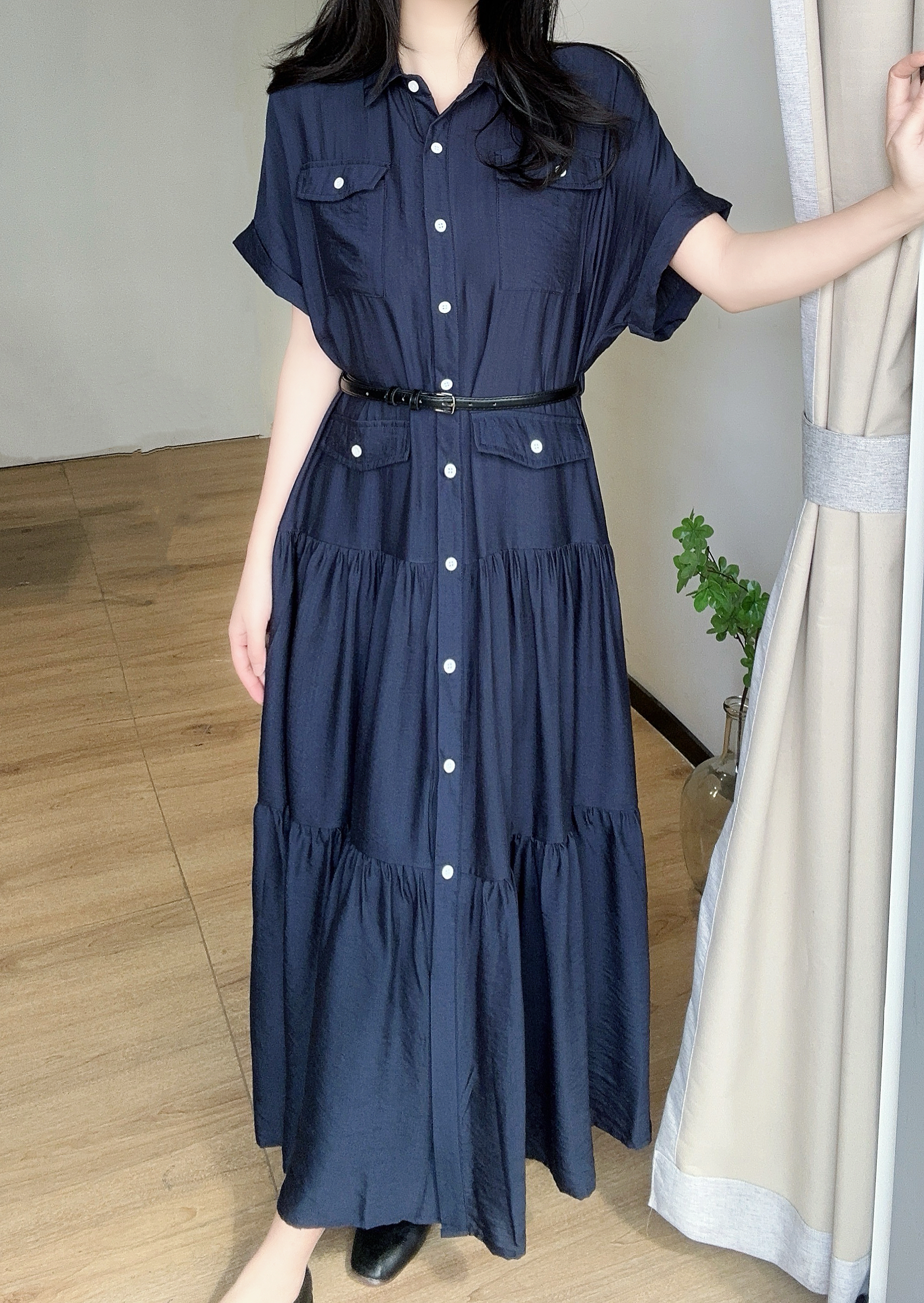 Everyday Grace Shirt Dress - 에브리데이 그레이스 셔츠 원피스