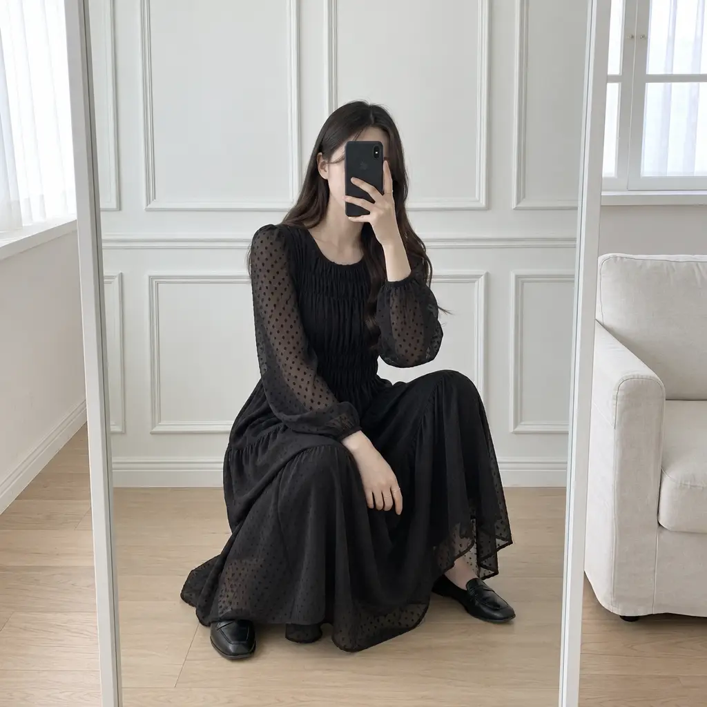 Mellow Dot Dress - 멜로우 도트 원피스