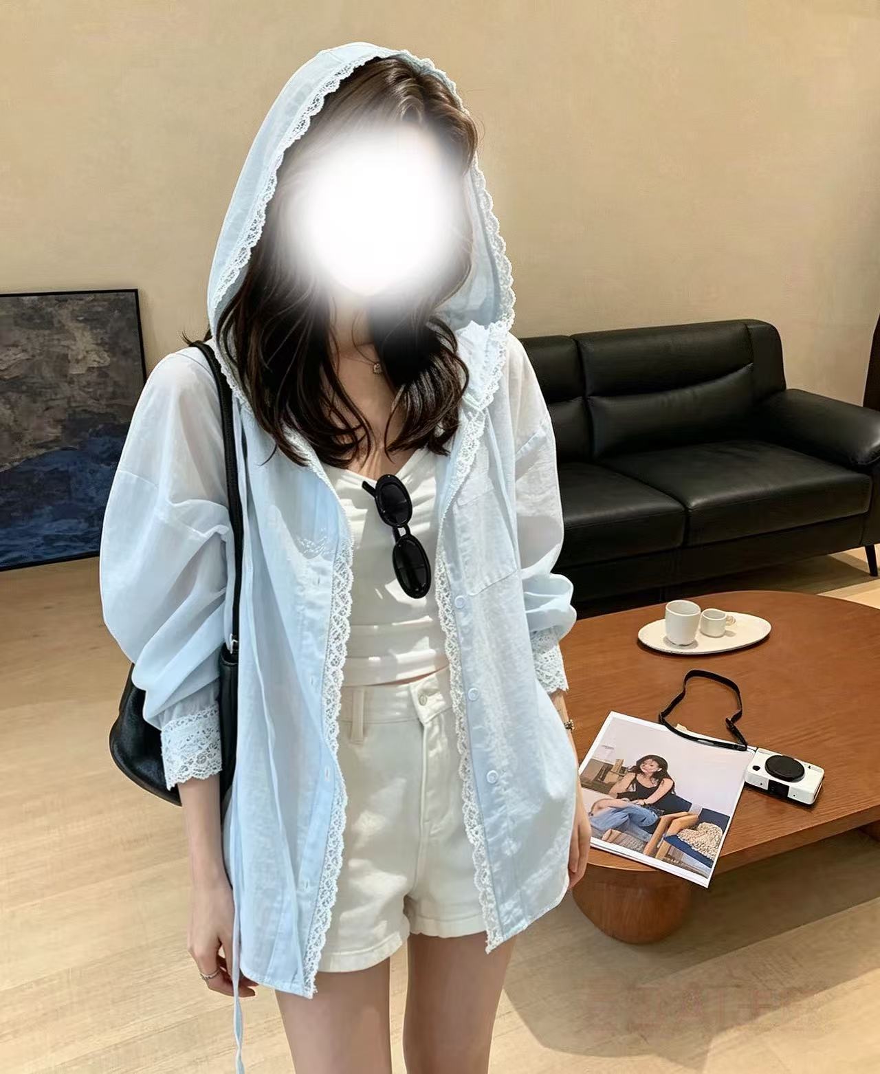 Butter Lace Oversized Shirt - 버터 레이스 오버사이즈 셔츠