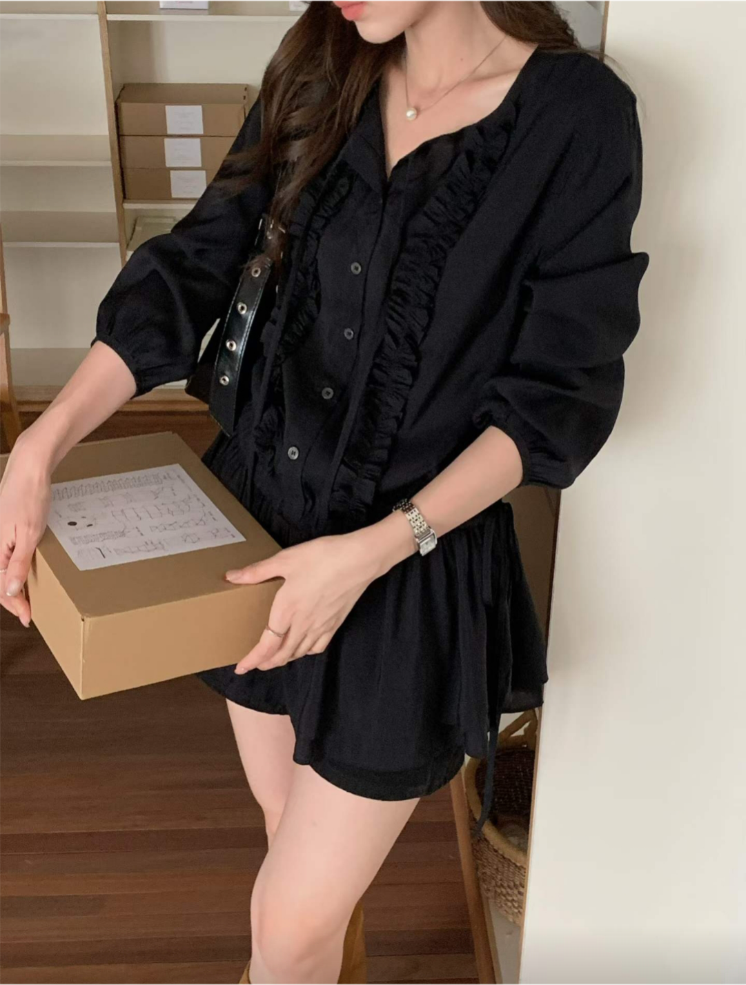 Lovely Ruffle Blouse - 러블리 프릴 블라우스