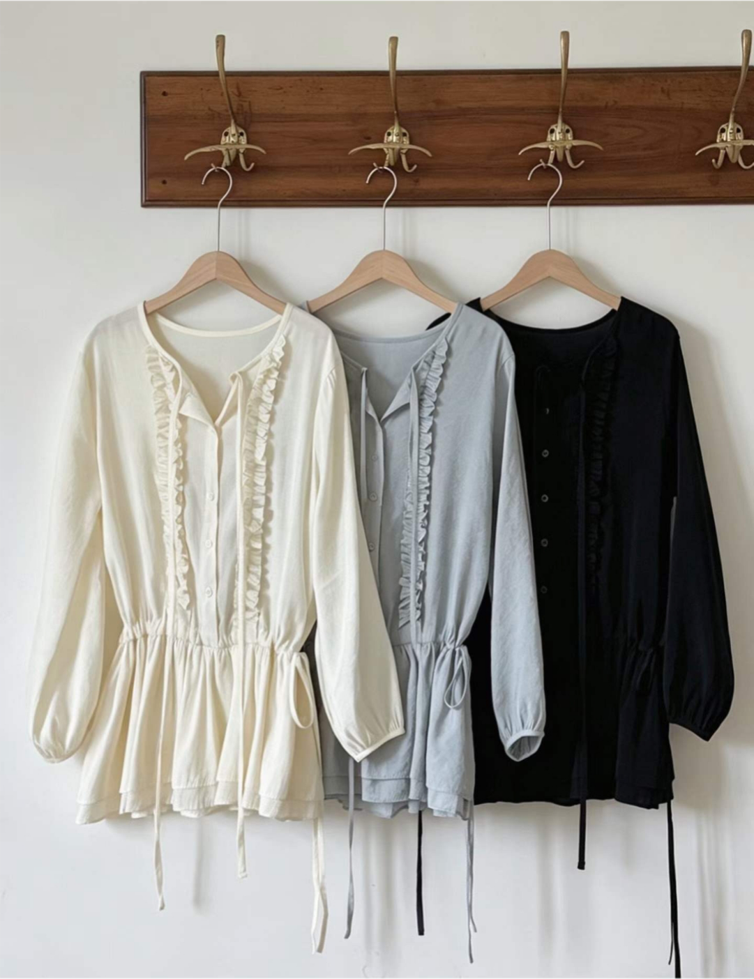Lovely Ruffle Blouse - 러블리 프릴 블라우스
