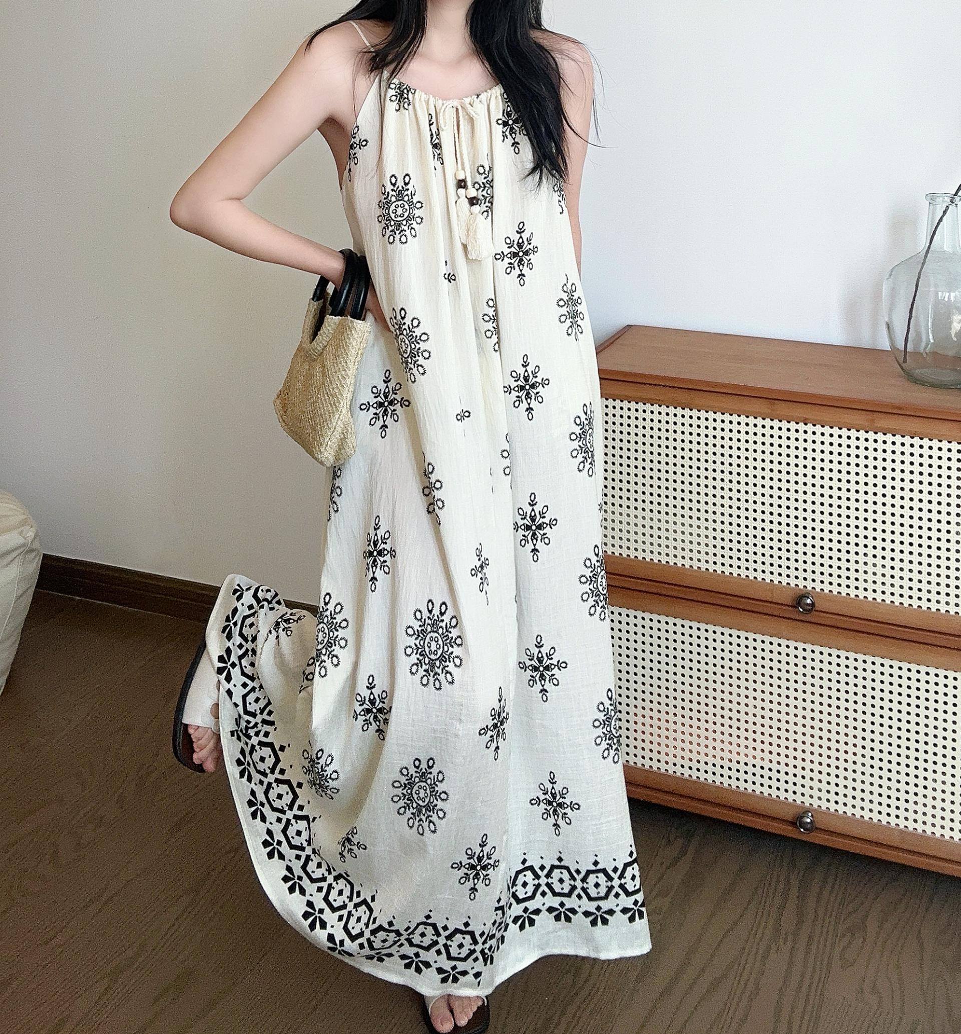 Boho Breeze Cami Dress - 보헤미안 브리즈 나시 원피스