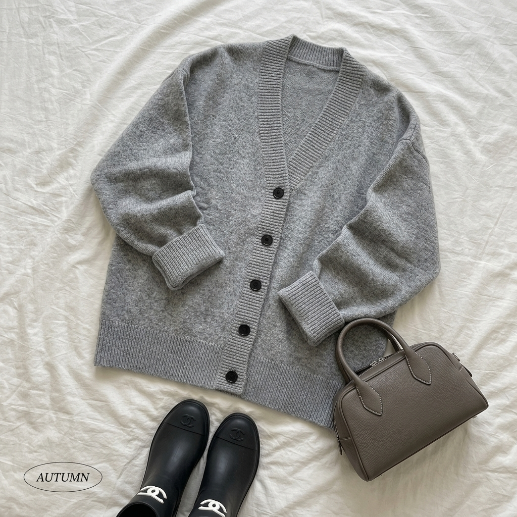 Mild Day Knit Cardigan - 마일드 데이 니트 가디건
