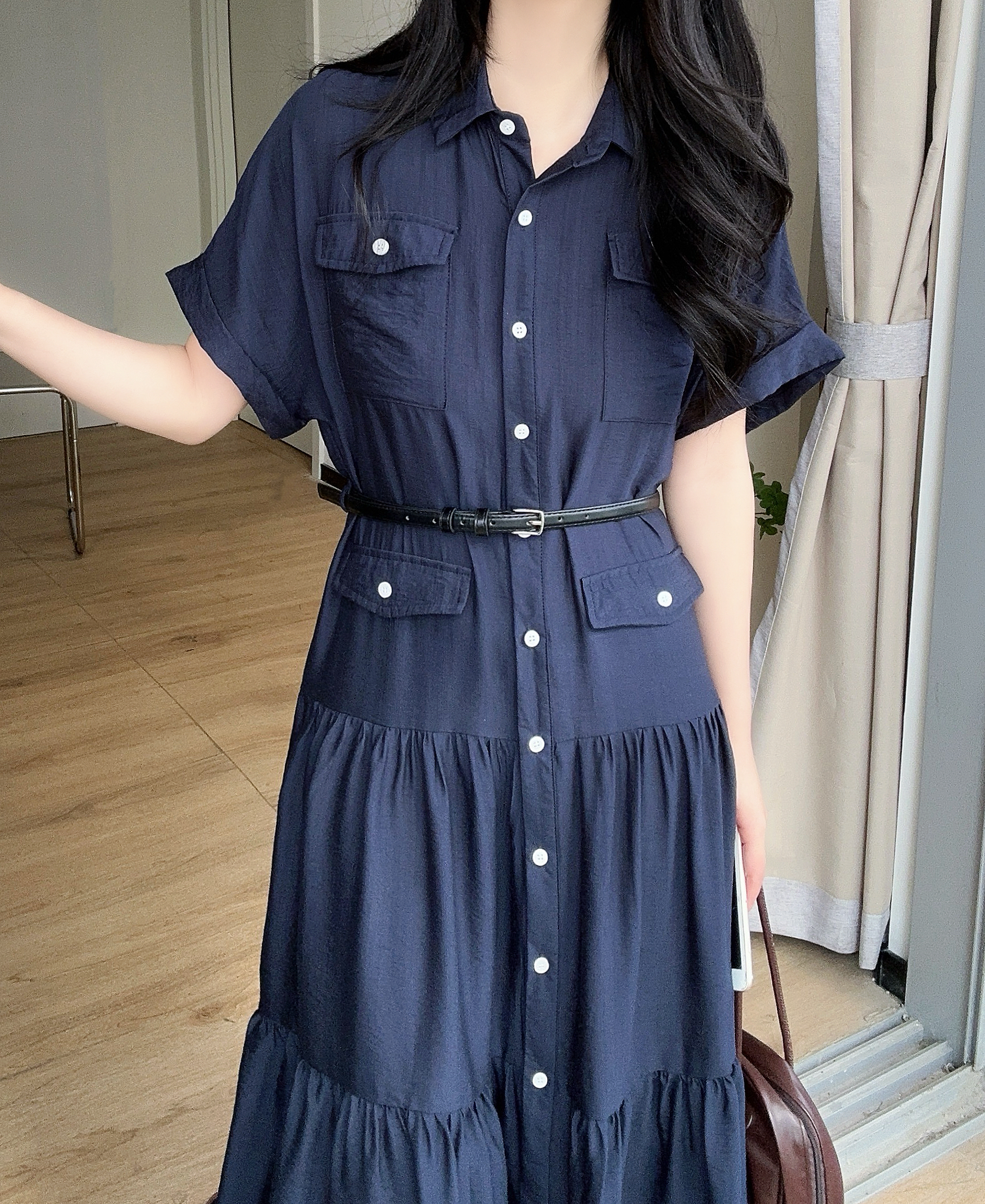 Everyday Grace Shirt Dress - 에브리데이 그레이스 셔츠 원피스