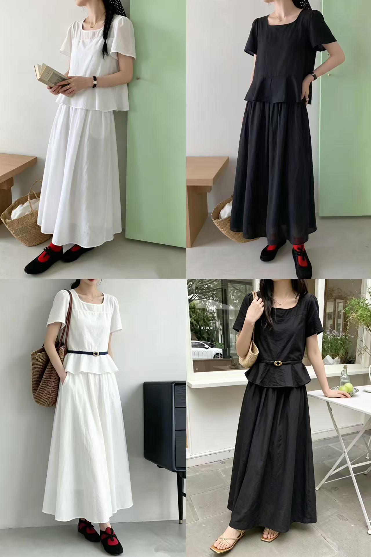 Soft Breeze Two Piece Set - 소프트 브리즈 투피스 세트