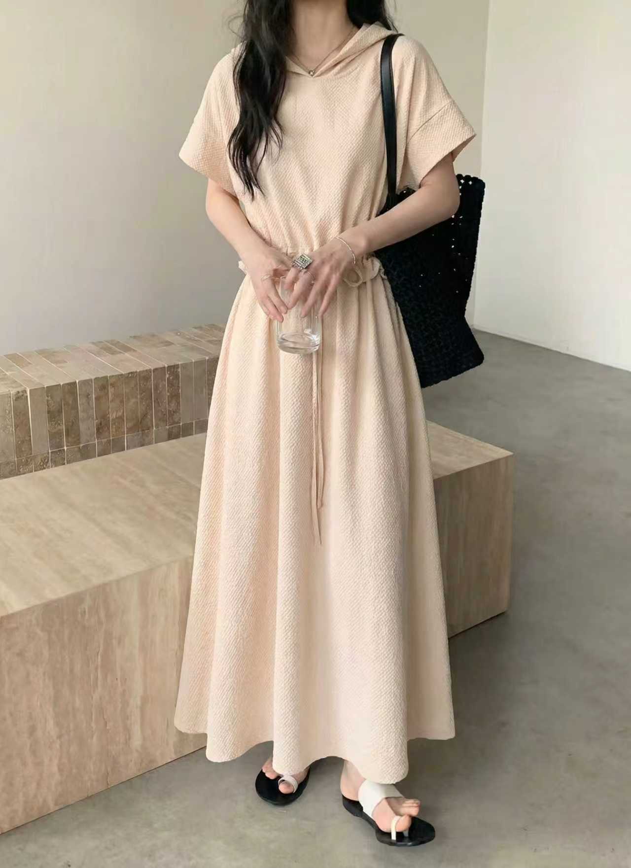 Breezy Harbor Hood Dress - 브리지 하버 후드 원피스