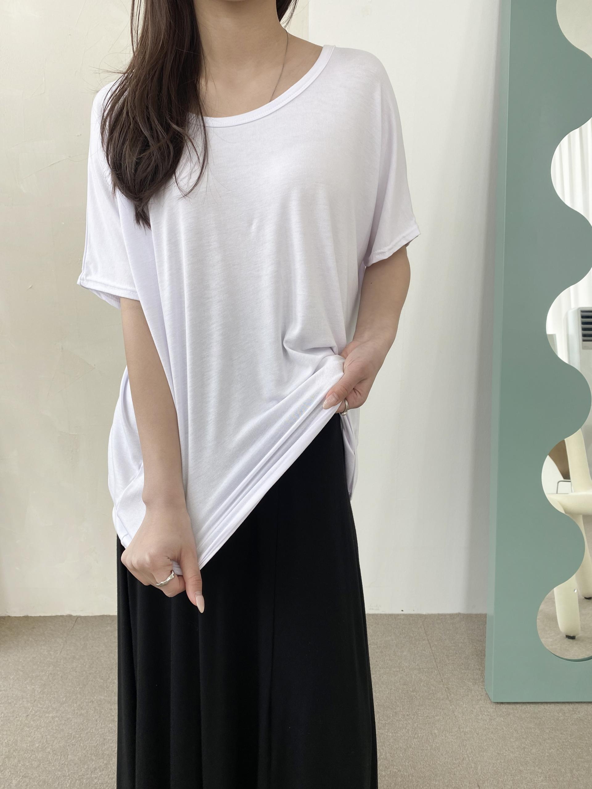 Airy Crossback Lounge Tee - 에어리 크로스백 라운지 티