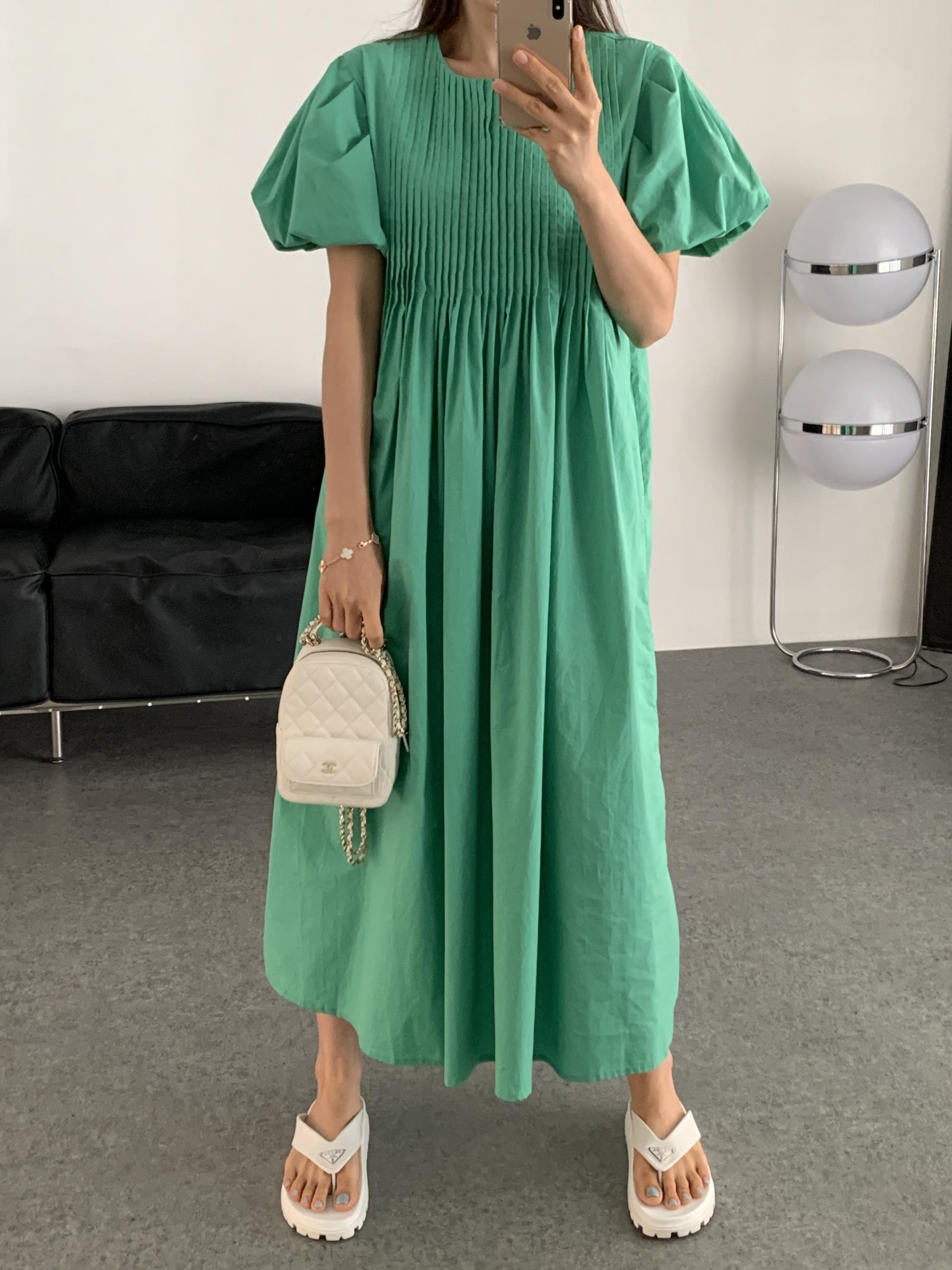 소피 핀턱 퍼프 드레스 - Sophie Pintuck Puff Dress