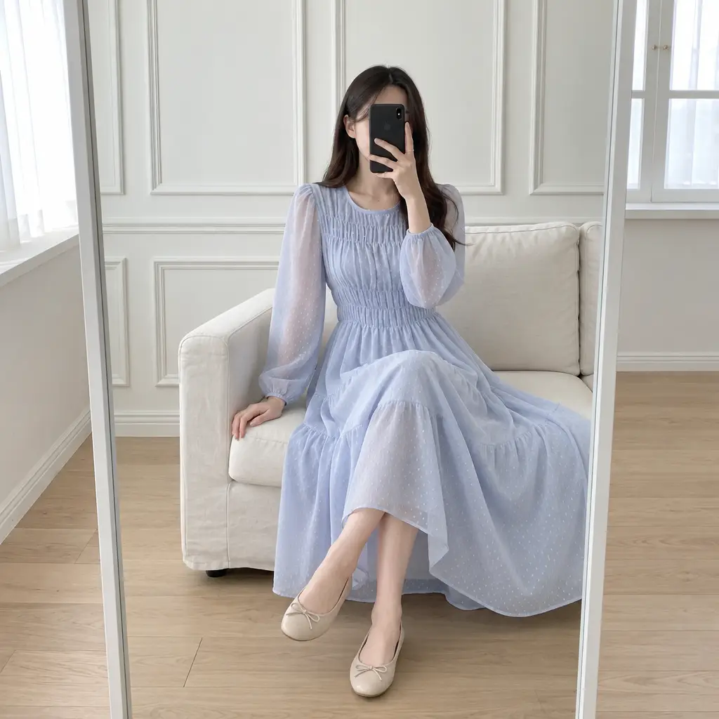 Mellow Dot Dress - 멜로우 도트 원피스
