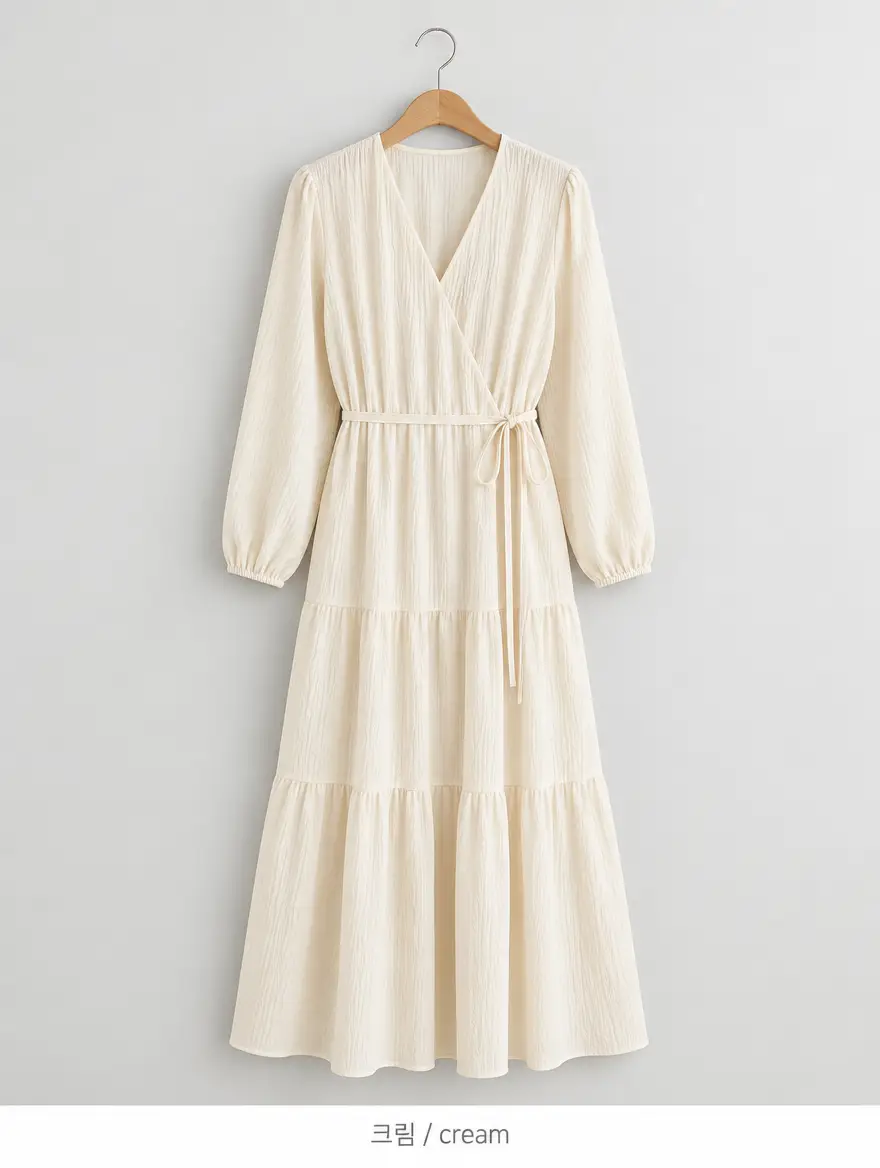 Cozy Wrap Maxi Dress - 코지 랩 맥시 원피스