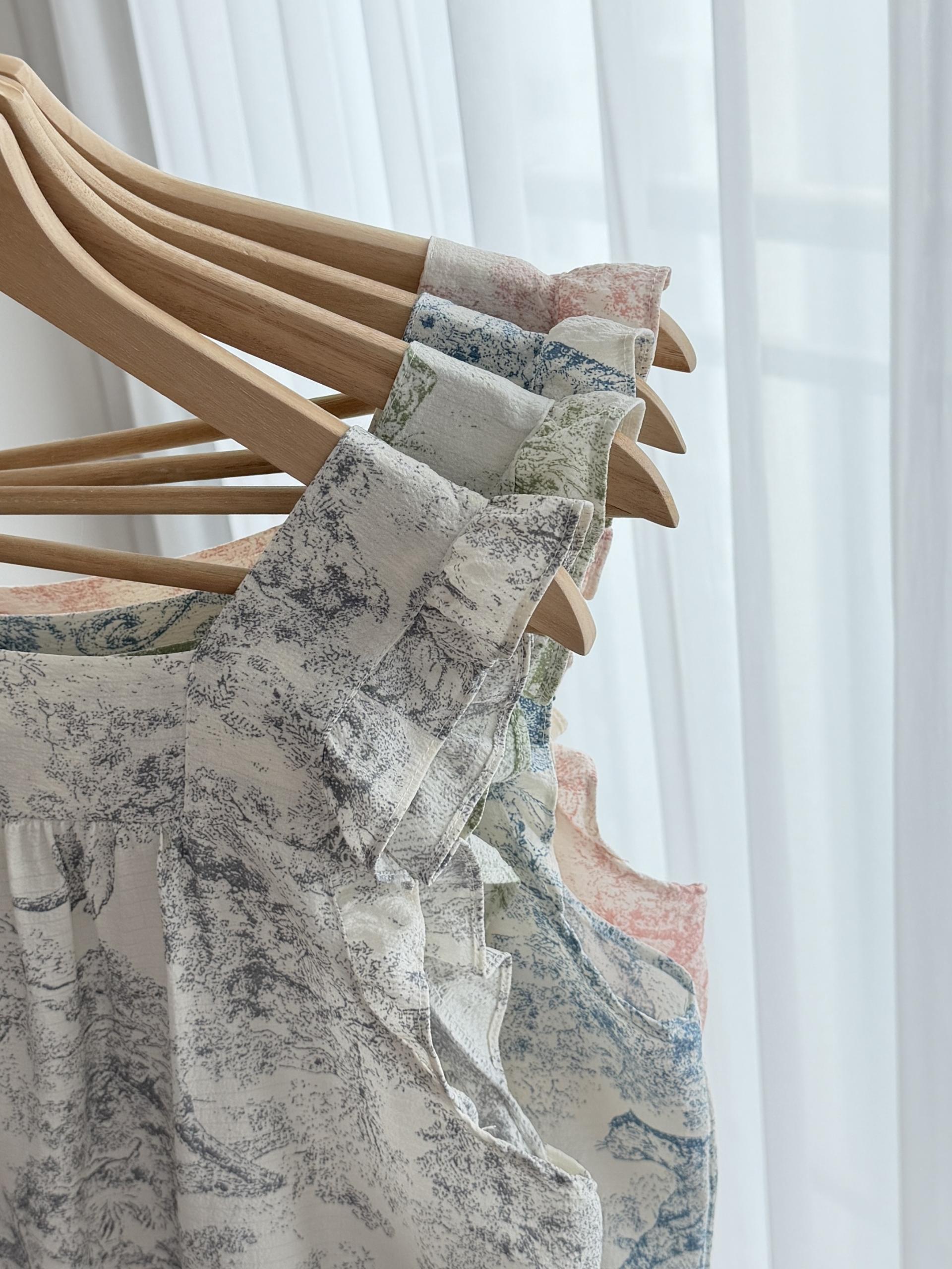 Toile Whisper Maxi Dress - 뜨왈 위스퍼 맥시 드레스