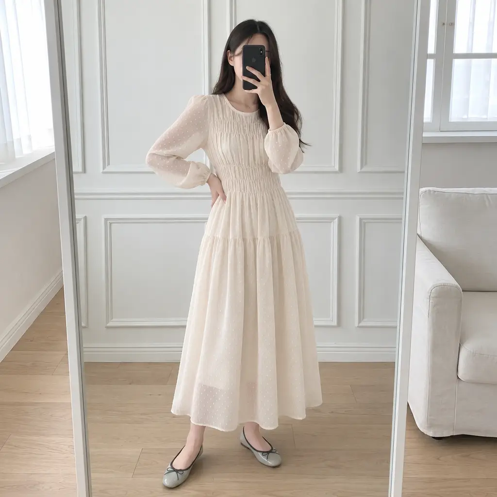 Mellow Dot Dress - 멜로우 도트 원피스