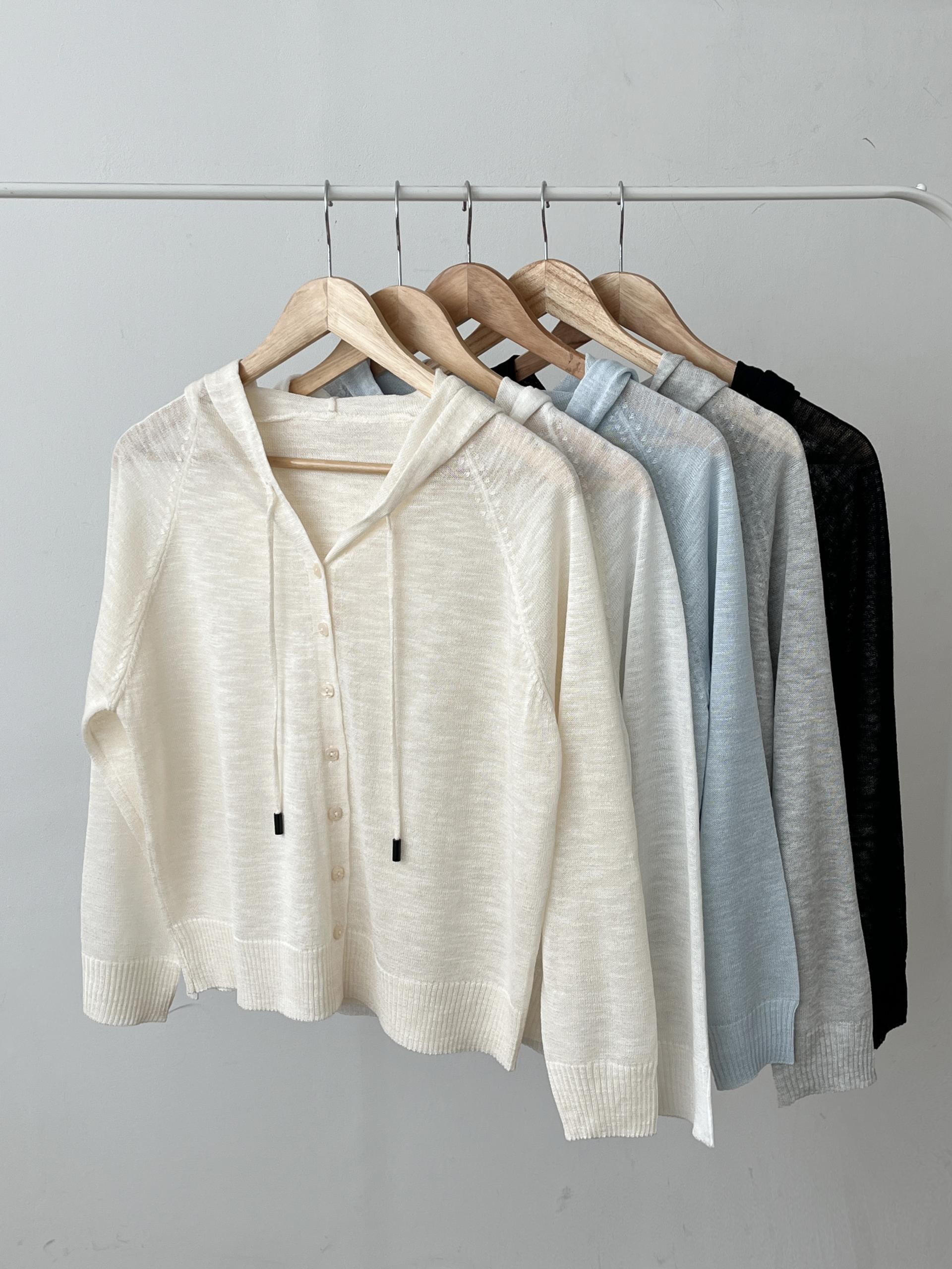 Premium Linen Touch Cardigan - 프리미엄 린넨 터치 가디건