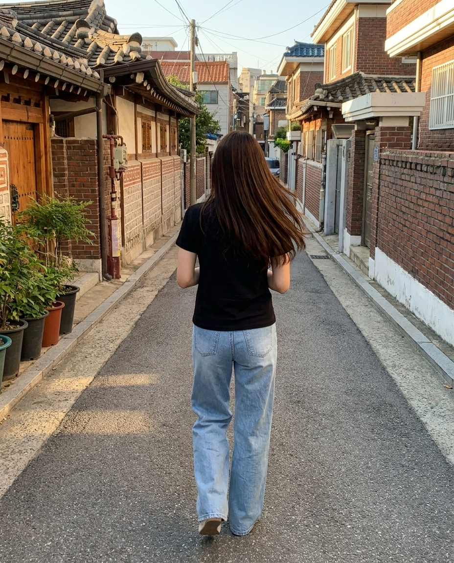 Modern Basic Slim Tee-모던 베이직 슬림 티