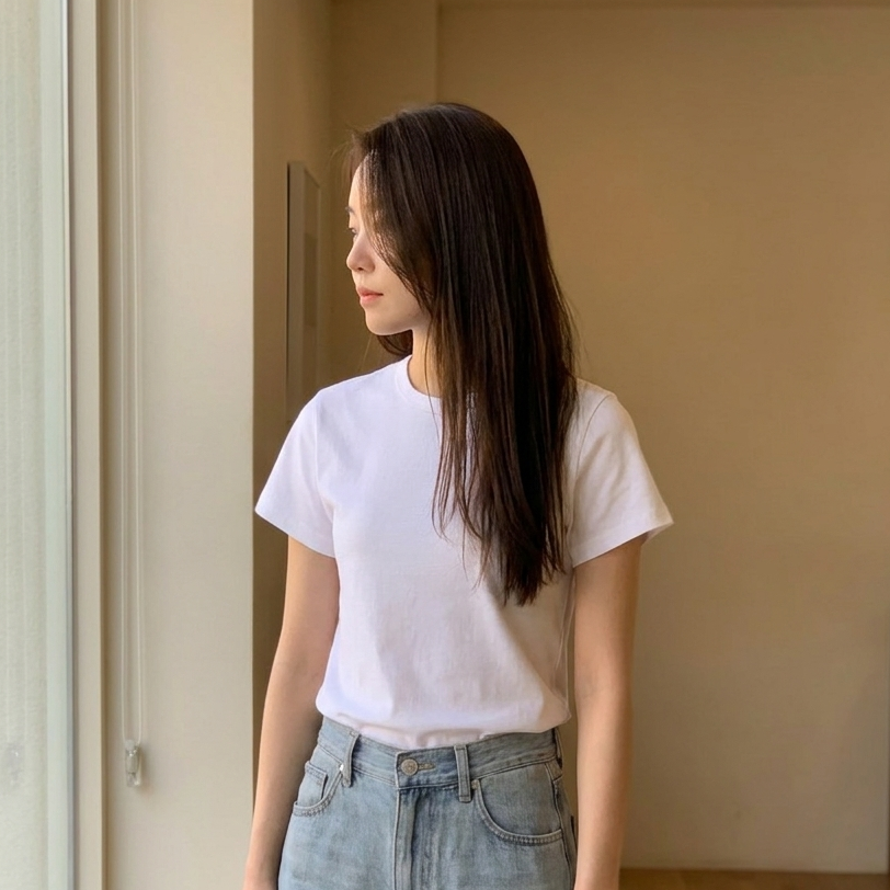 Modern Basic Slim Tee-모던 베이직 슬림 티