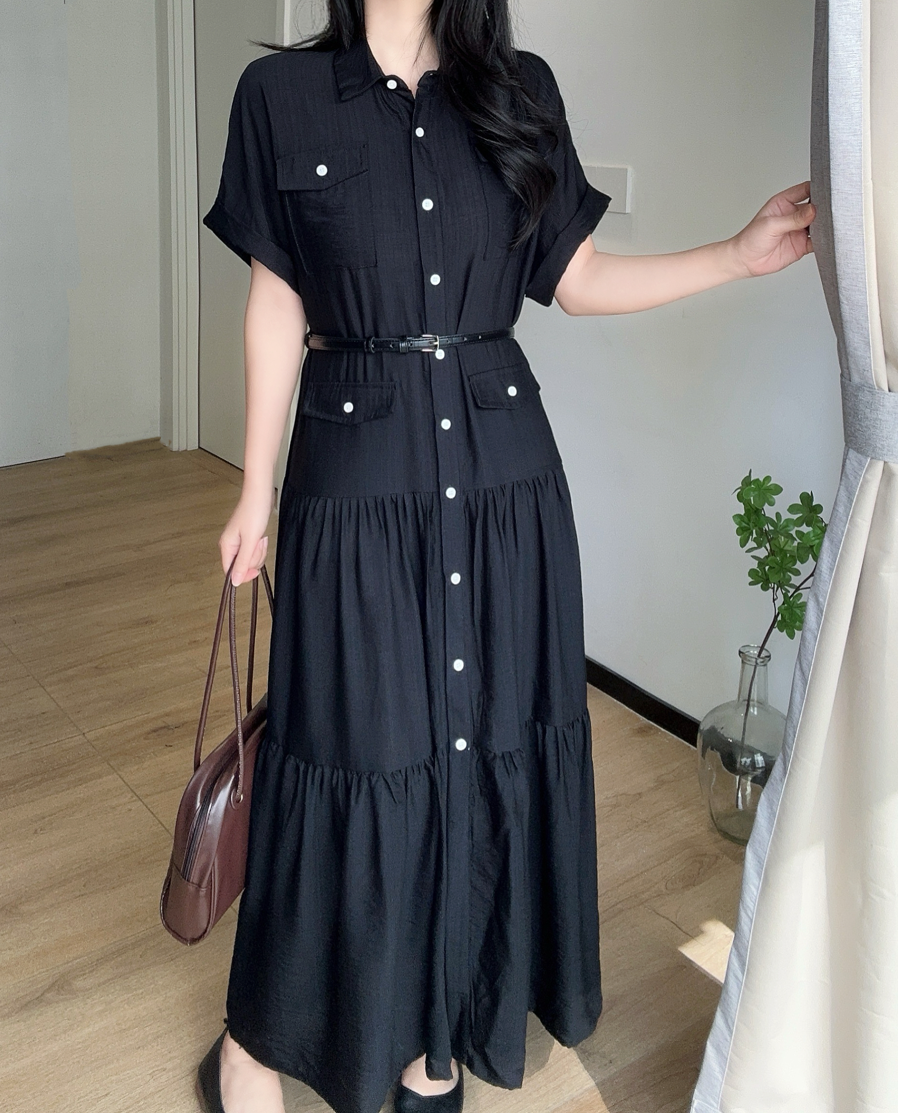 Everyday Grace Shirt Dress - 에브리데이 그레이스 셔츠 원피스