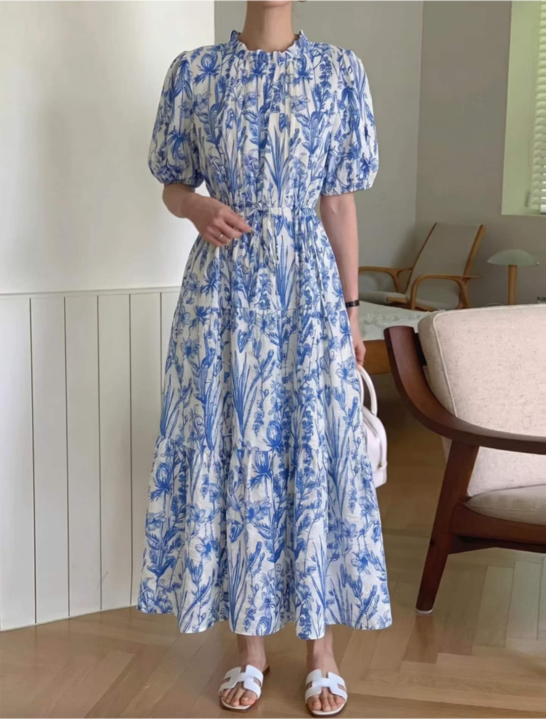 Botanical Muse Puff Dress - 보태니컬 뮤즈 퍼프 원피스