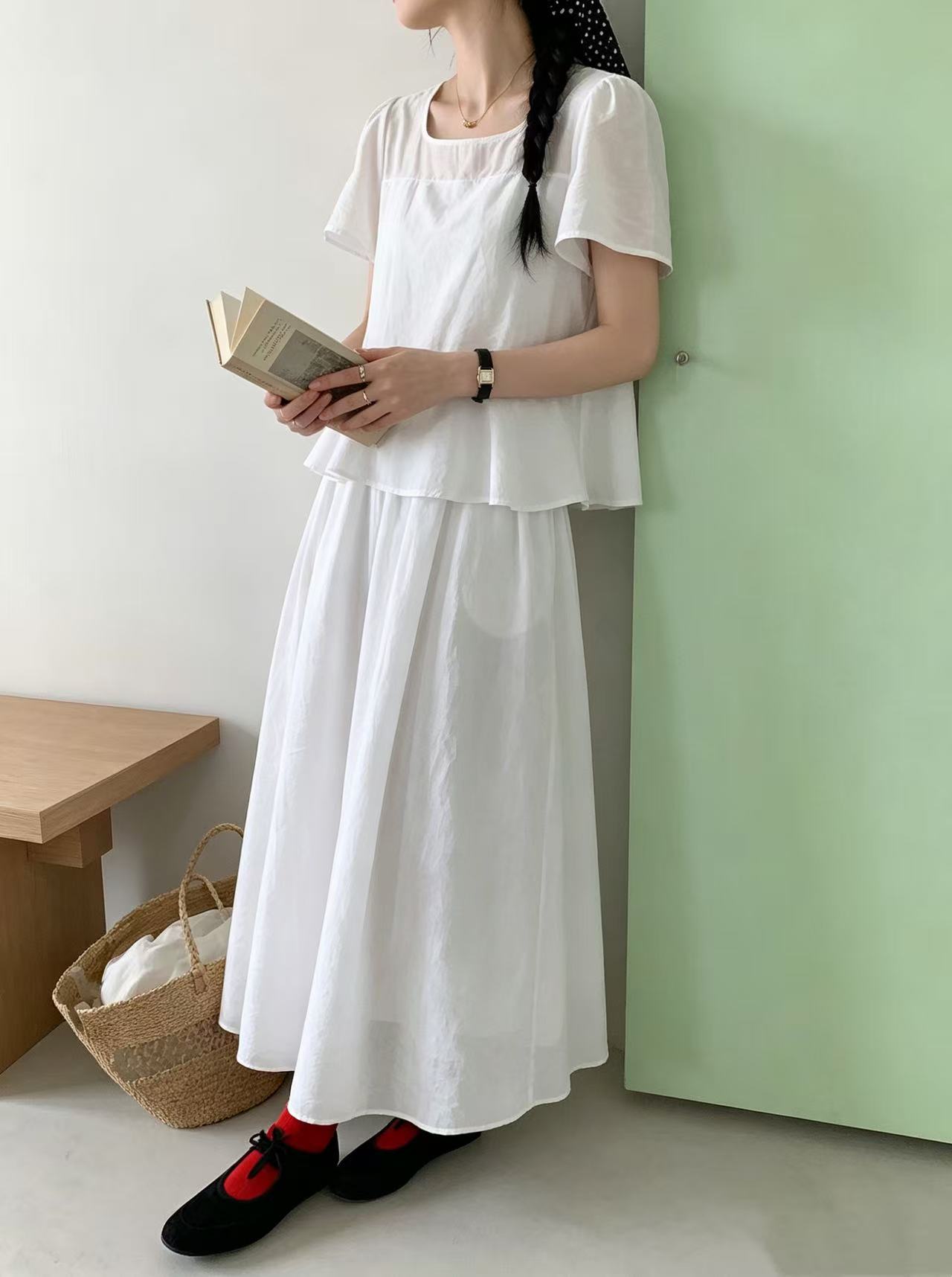 Soft Breeze Two Piece Set - 소프트 브리즈 투피스 세트