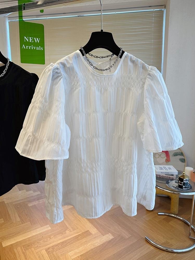 Dreamy Ribbon Back Top - 드리미 리본 백 탑