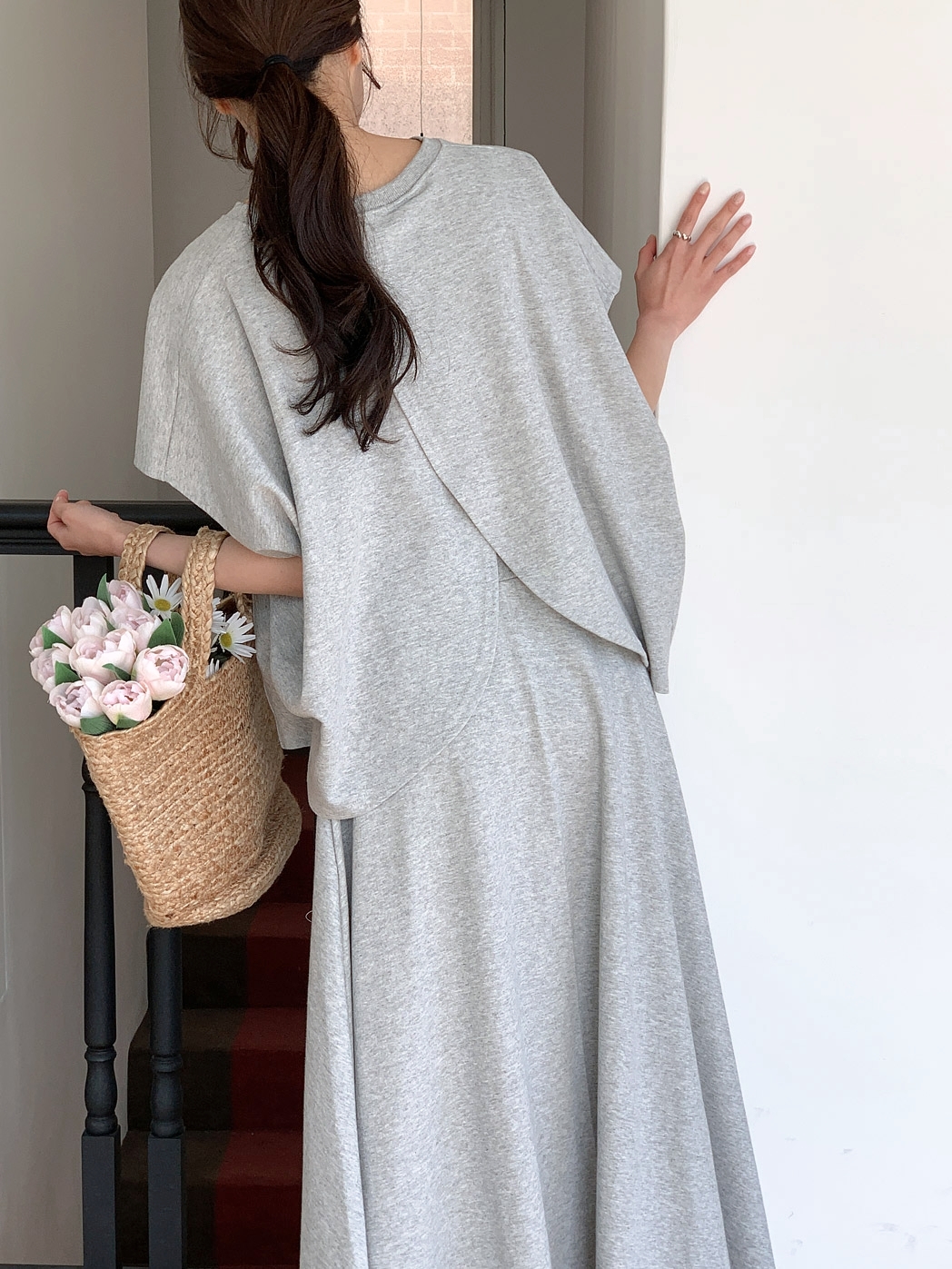 Daily Flare Two Piece Set - 데일리 플레어 투피스 세
