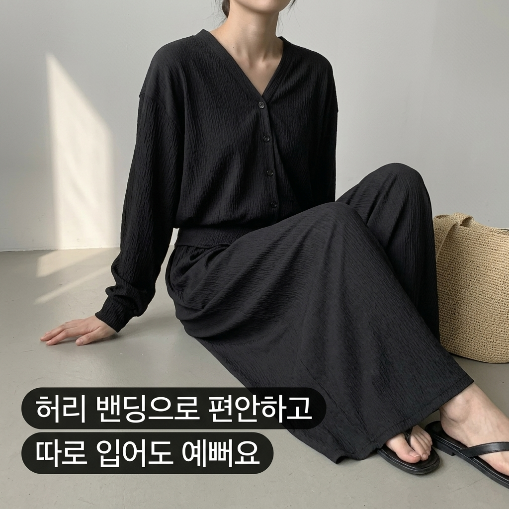 Lumi Lounge Pleats Set - 루미 라운지 플리츠 세트