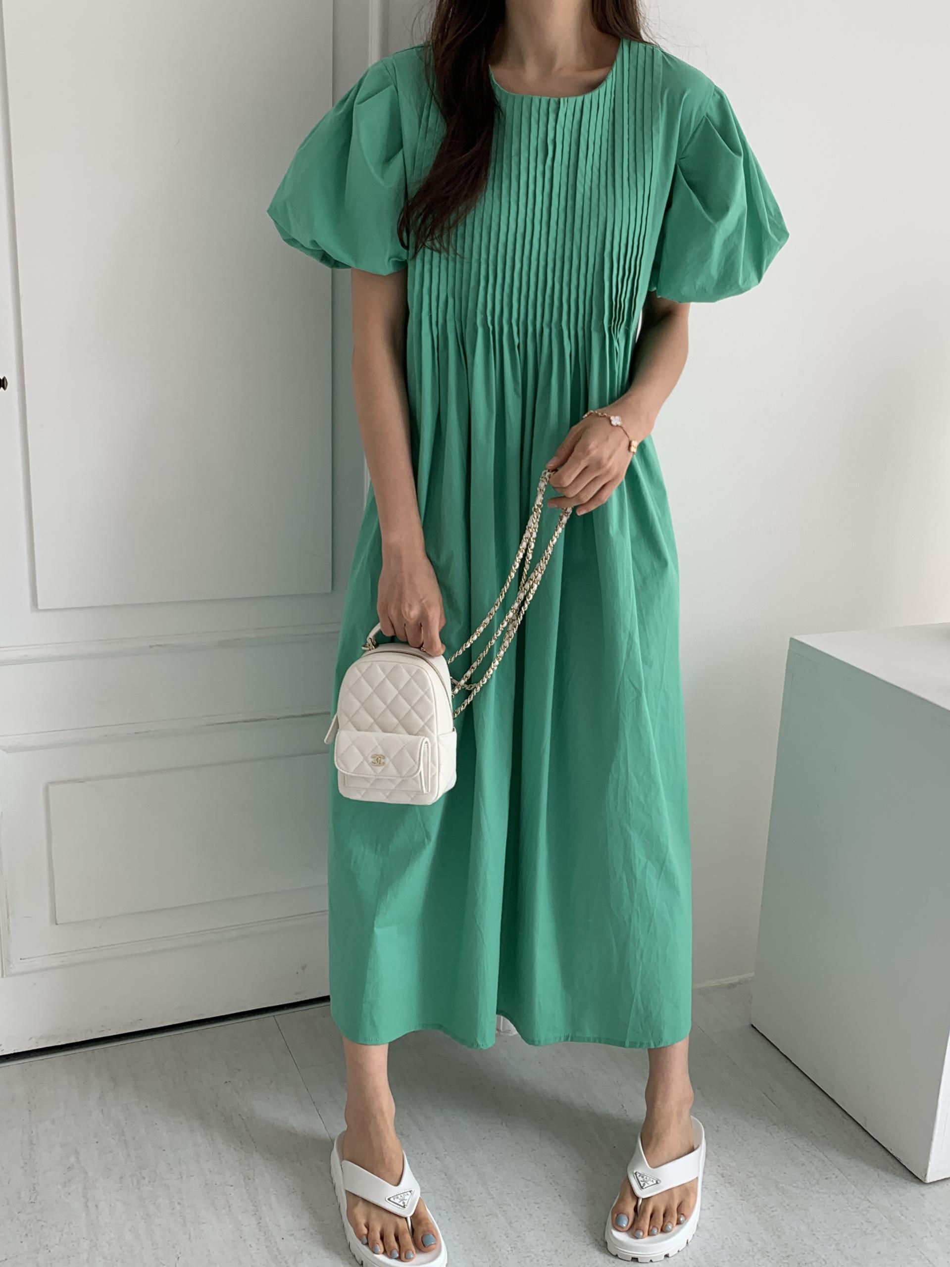 소피 핀턱 퍼프 드레스 - Sophie Pintuck Puff Dress