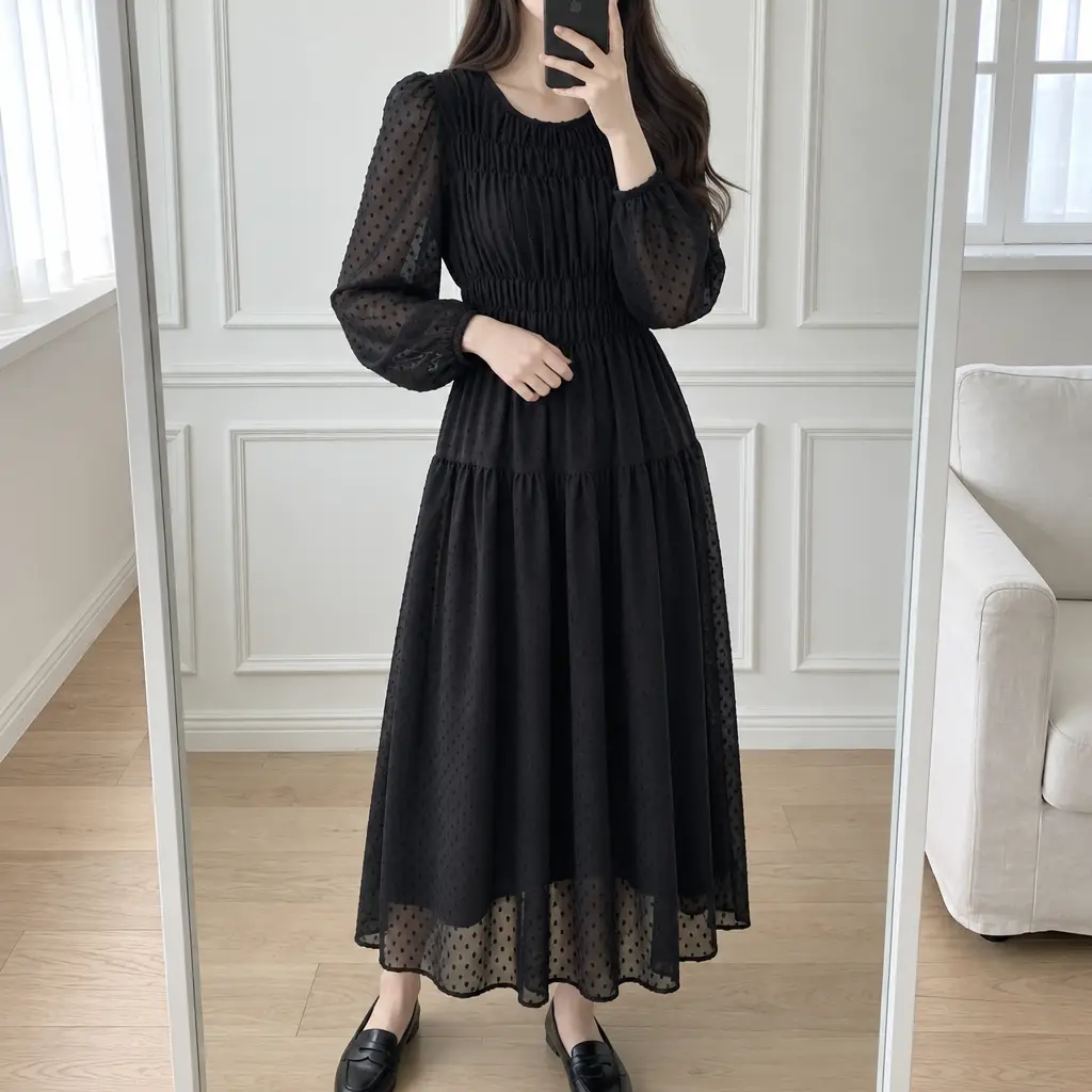 Mellow Dot Dress - 멜로우 도트 원피스