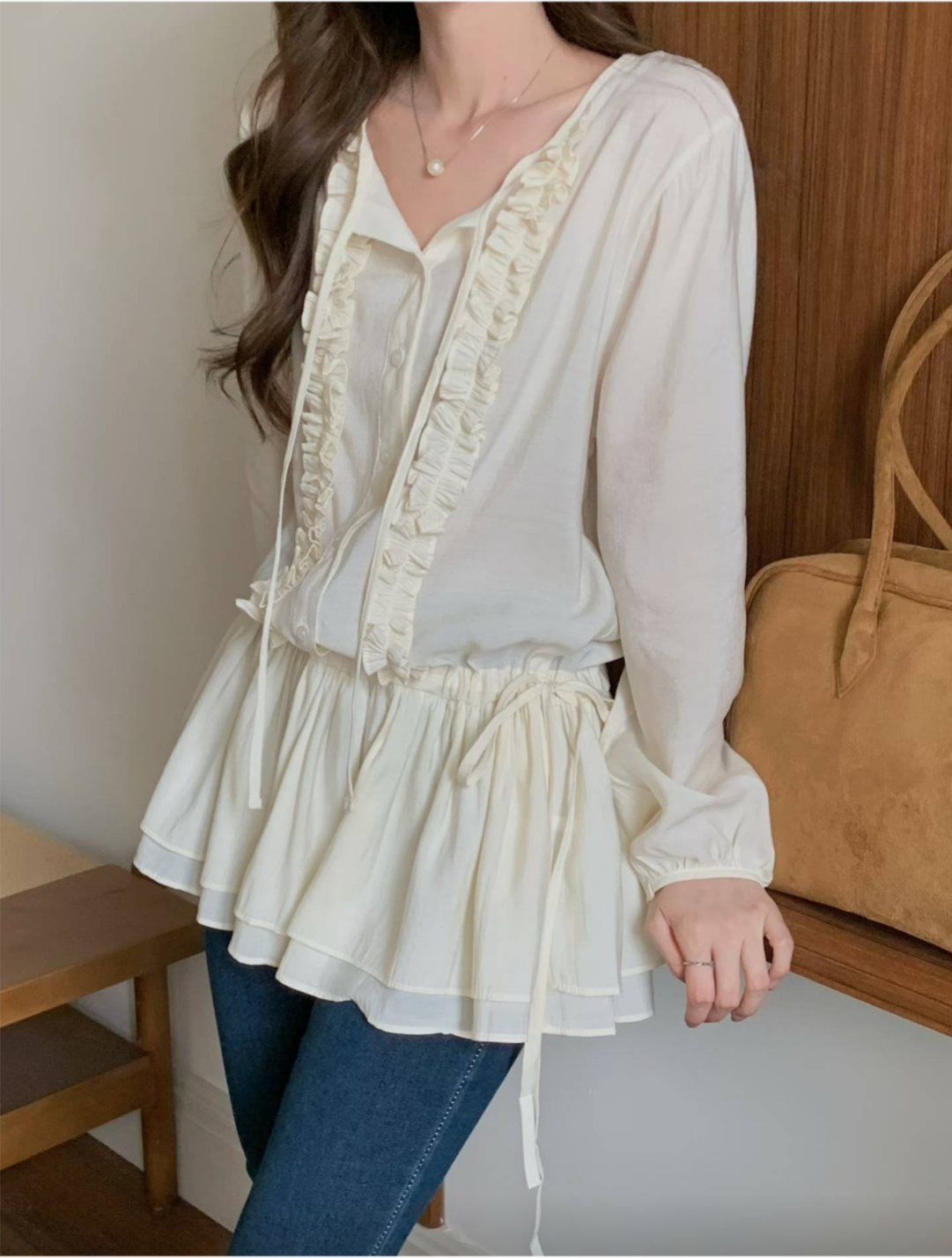 Lovely Ruffle Blouse - 러블리 프릴 블라우스