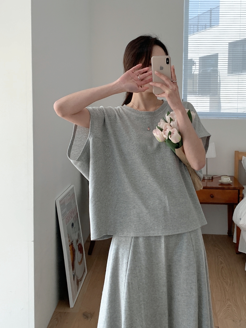 Daily Flare Two Piece Set - 데일리 플레어 투피스 세