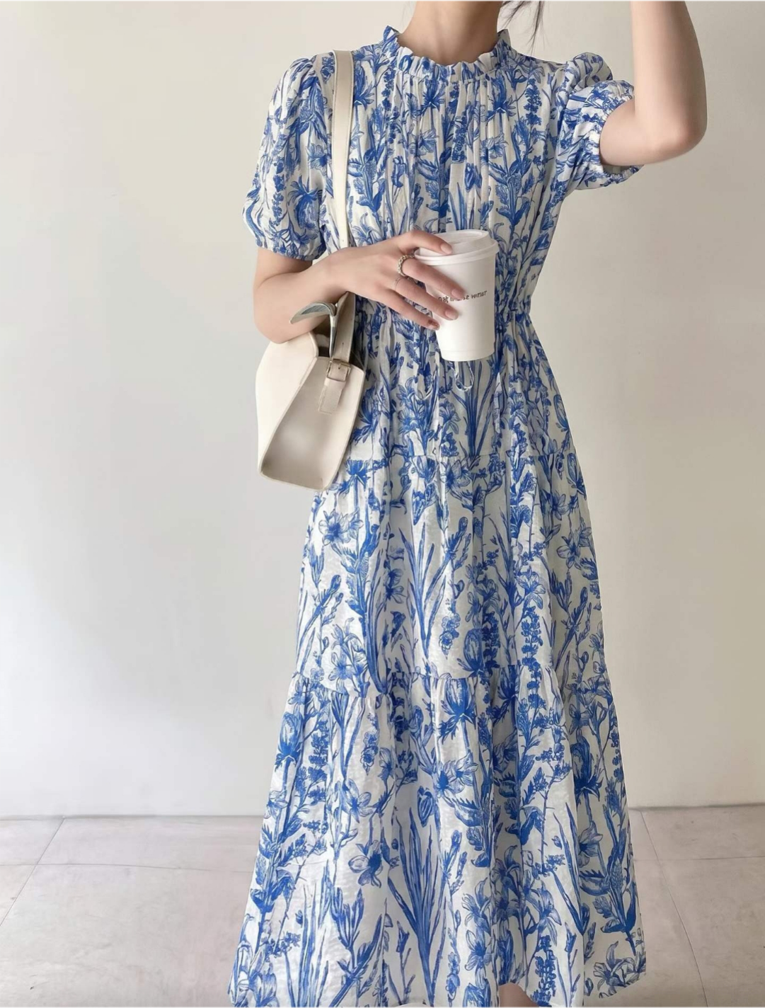 Botanical Muse Puff Dress - 보태니컬 뮤즈 퍼프 원피스