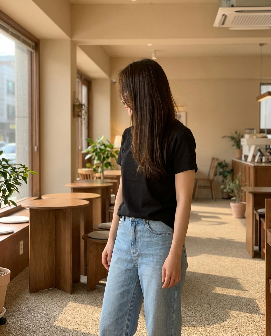 Modern Basic Slim Tee-모던 베이직 슬림 티