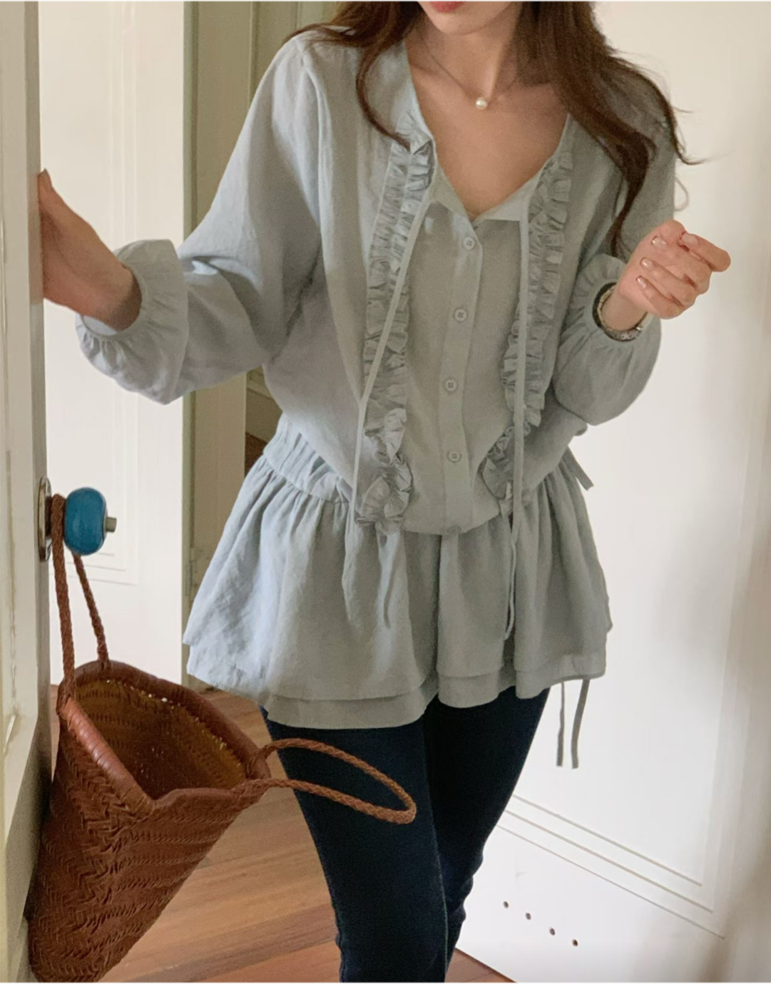 Lovely Ruffle Blouse - 러블리 프릴 블라우스