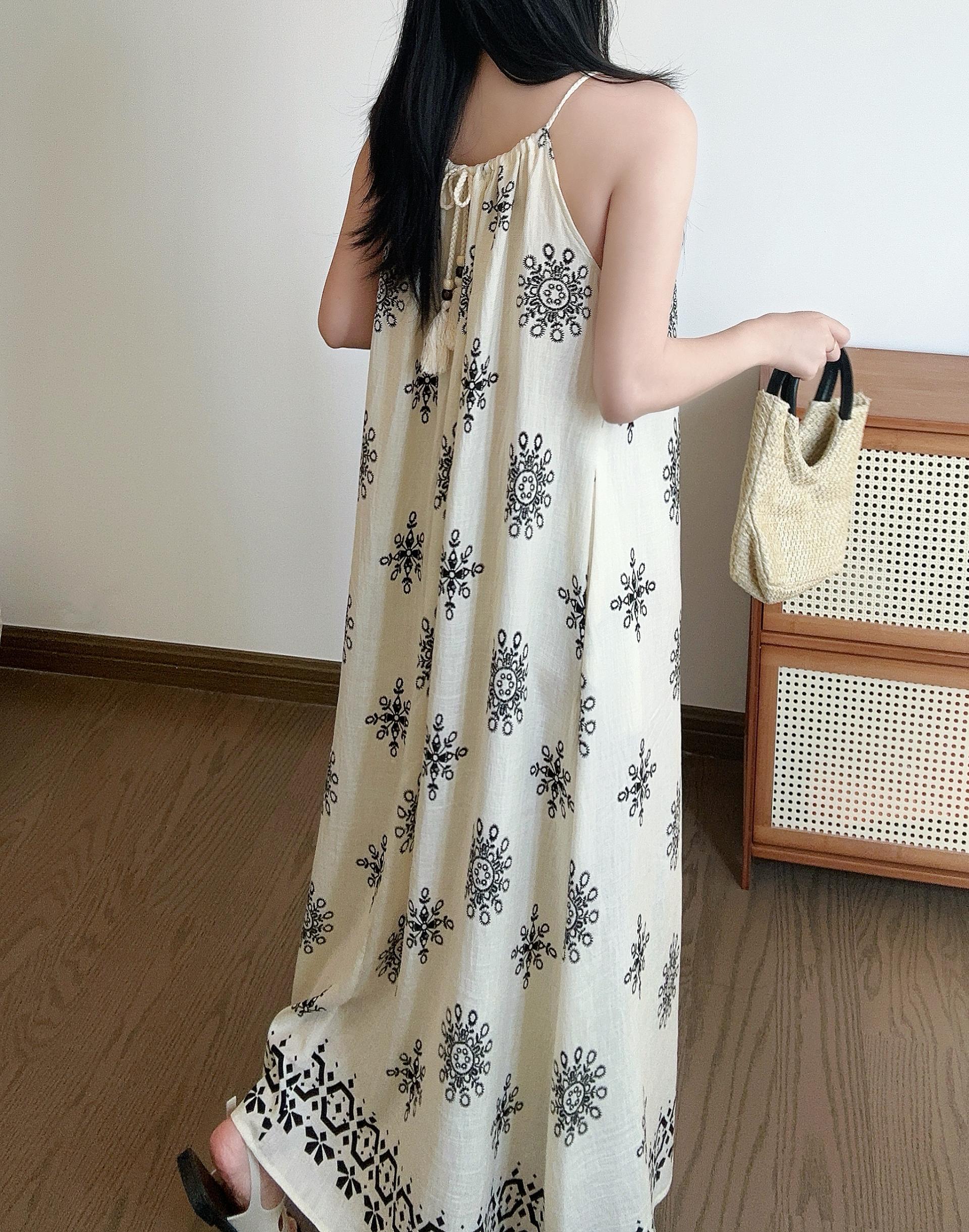 Boho Breeze Cami Dress - 보헤미안 브리즈 나시 원피스