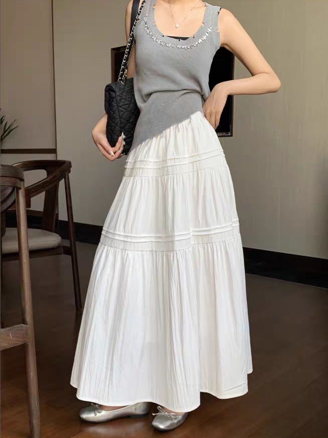 Pure Mood Long Skirt - 퓨어 무드 롱 스커트