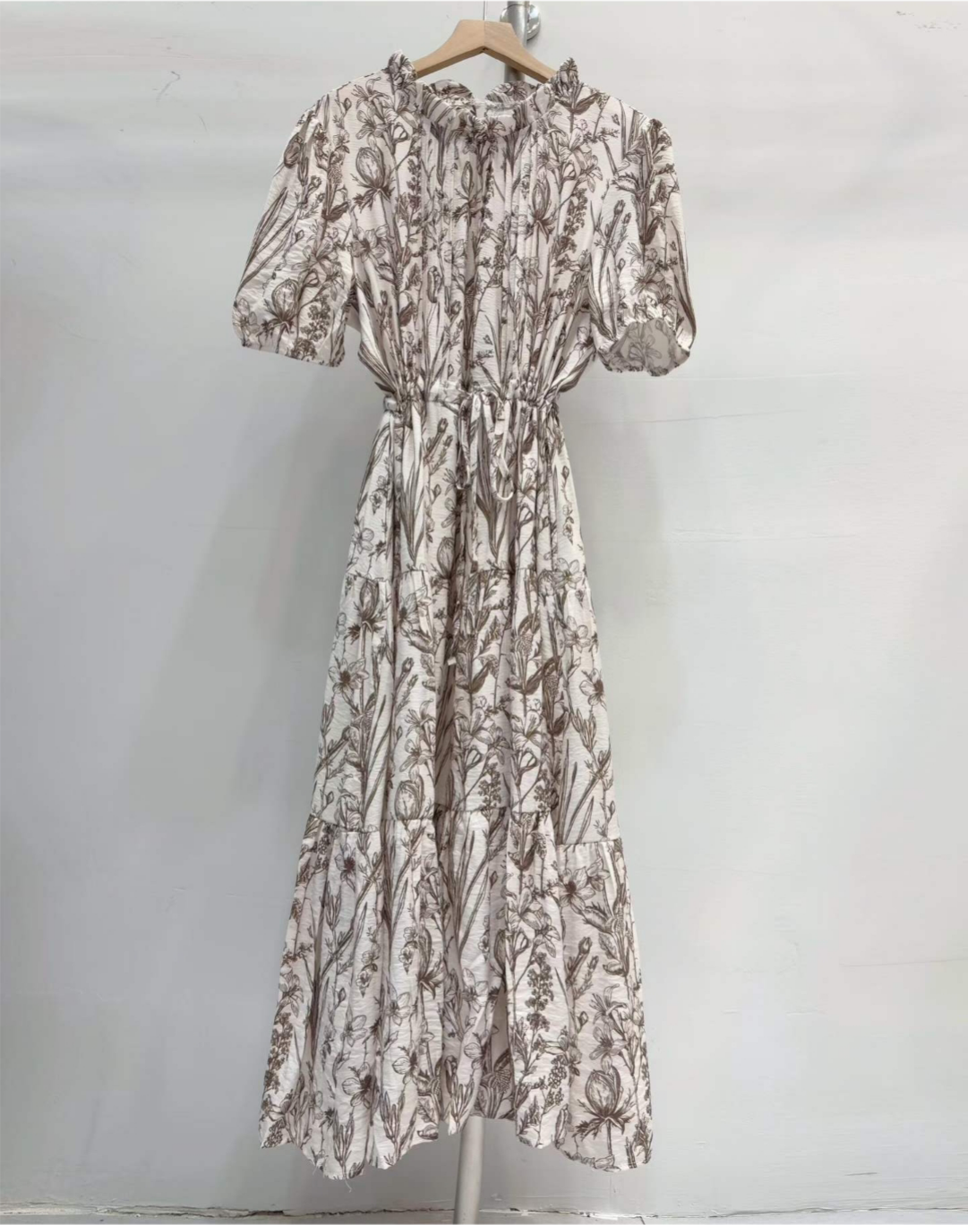 Botanical Muse Puff Dress - 보태니컬 뮤즈 퍼프 원피스