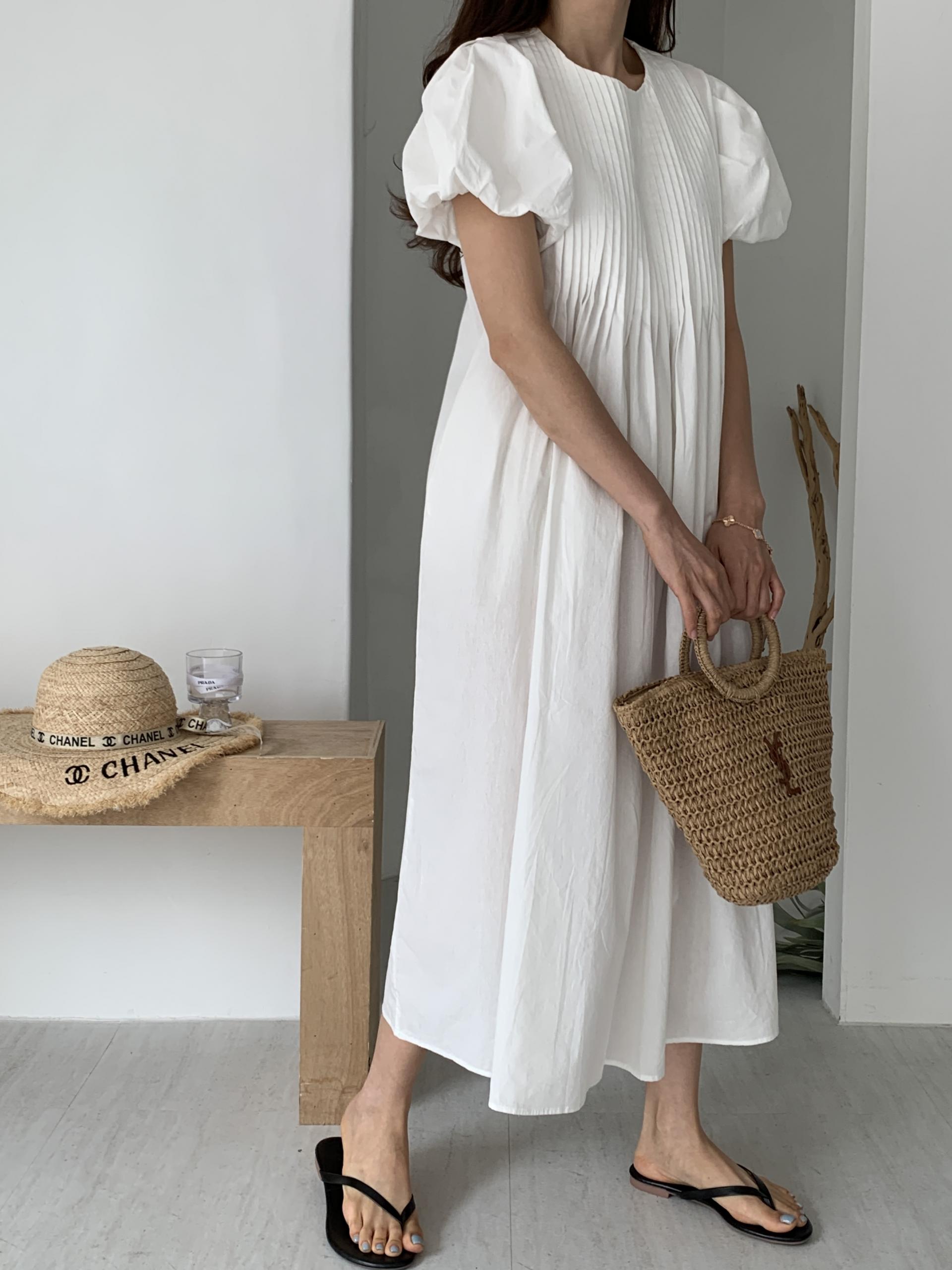 소피 핀턱 퍼프 드레스 - Sophie Pintuck Puff Dress