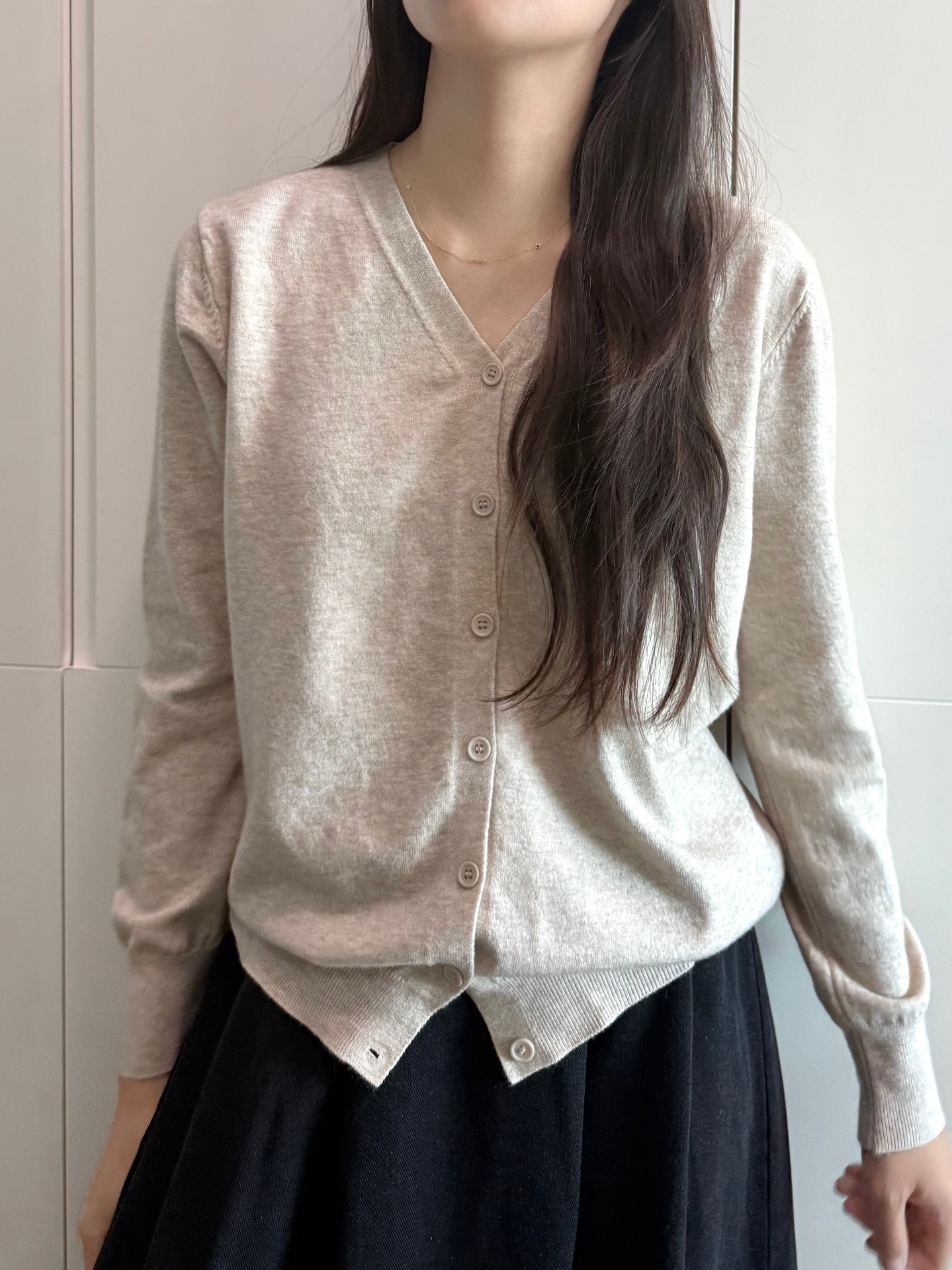 Daily Wool Button Cardigan - 데일리 울 버튼 가디건