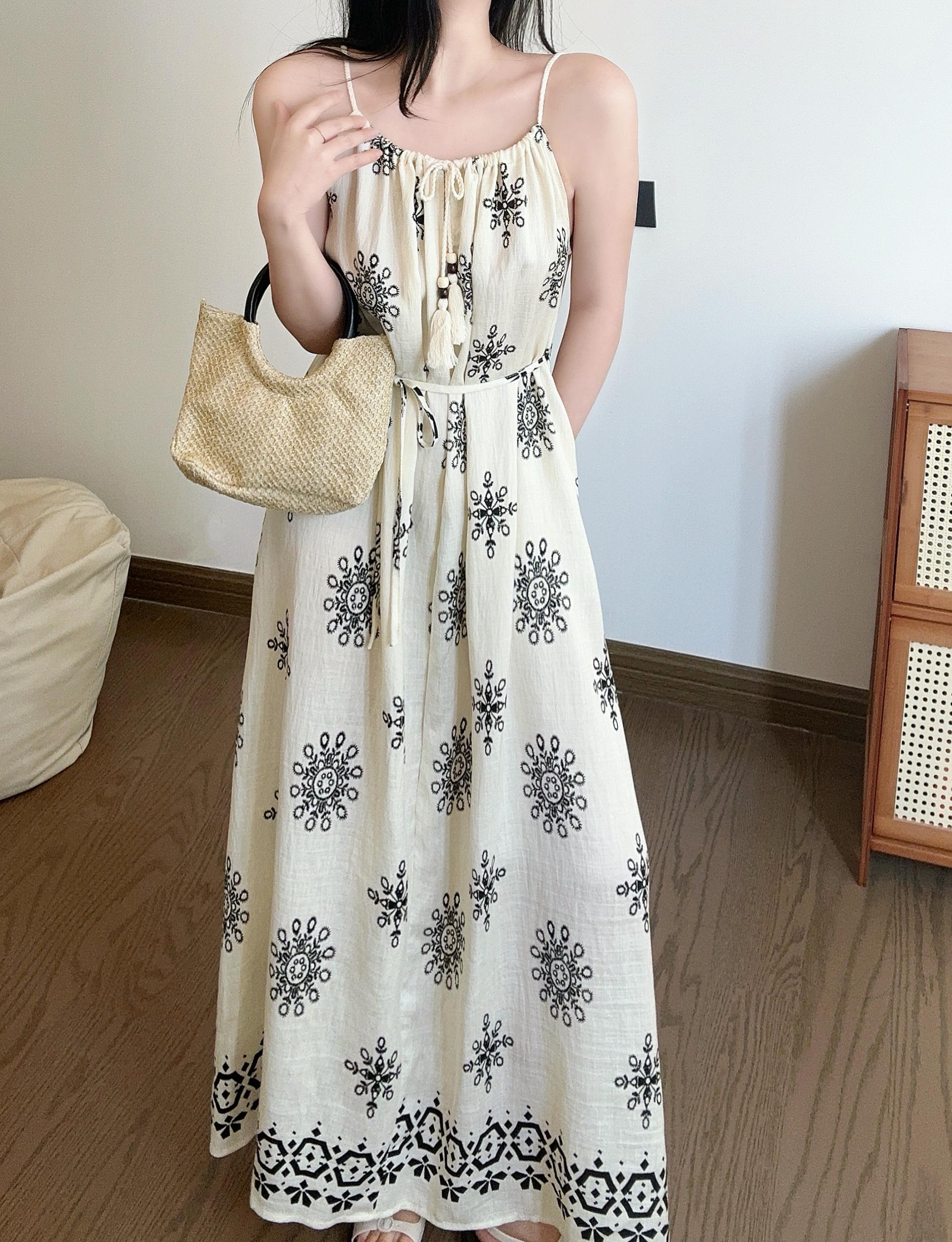 Boho Breeze Cami Dress - 보헤미안 브리즈 나시 원피스