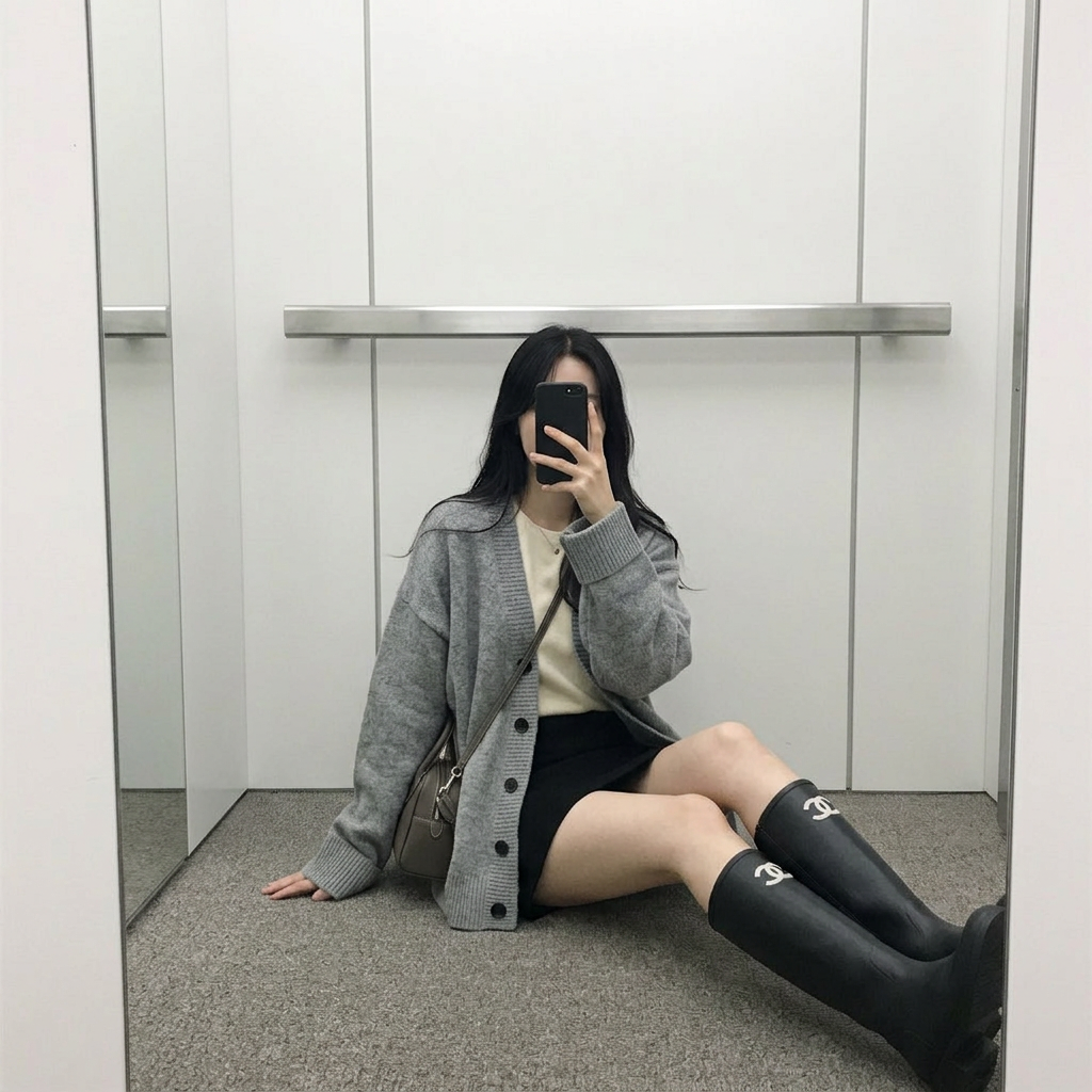 Mild Day Knit Cardigan - 마일드 데이 니트 가디건