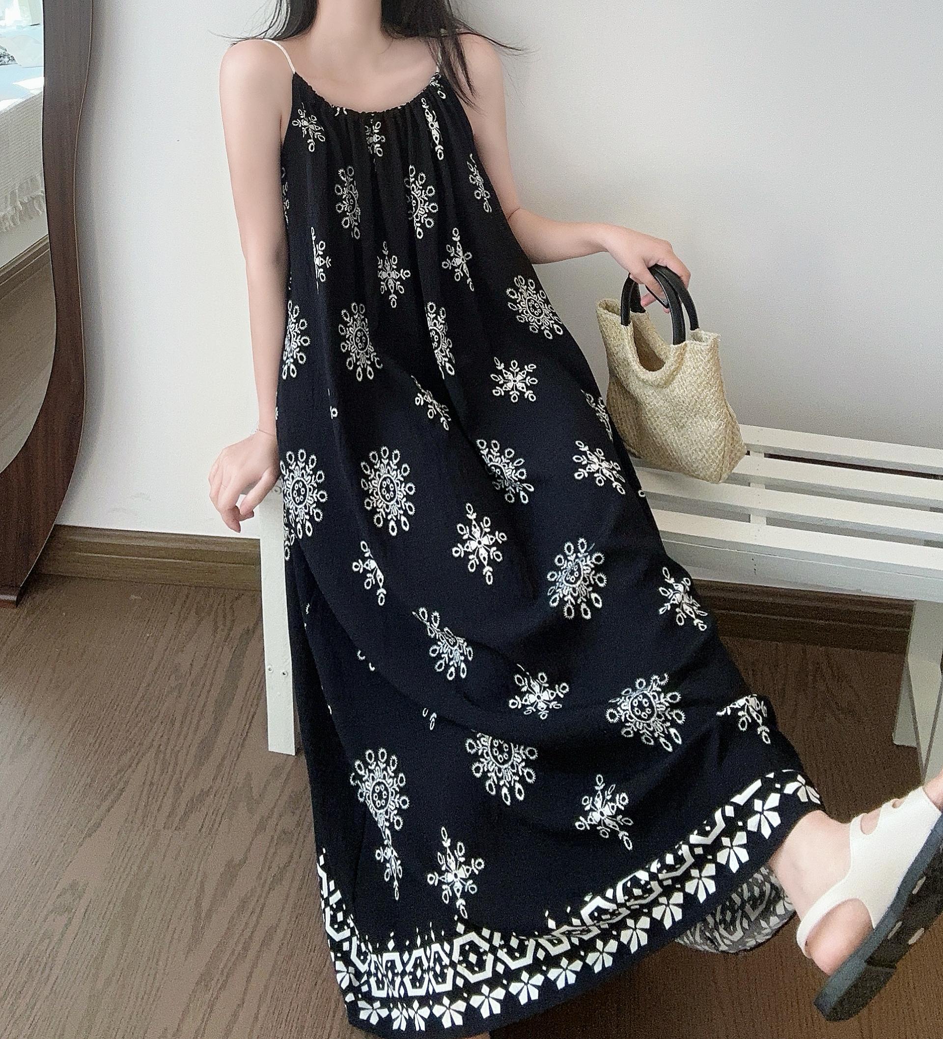 Boho Breeze Cami Dress - 보헤미안 브리즈 나시 원피스