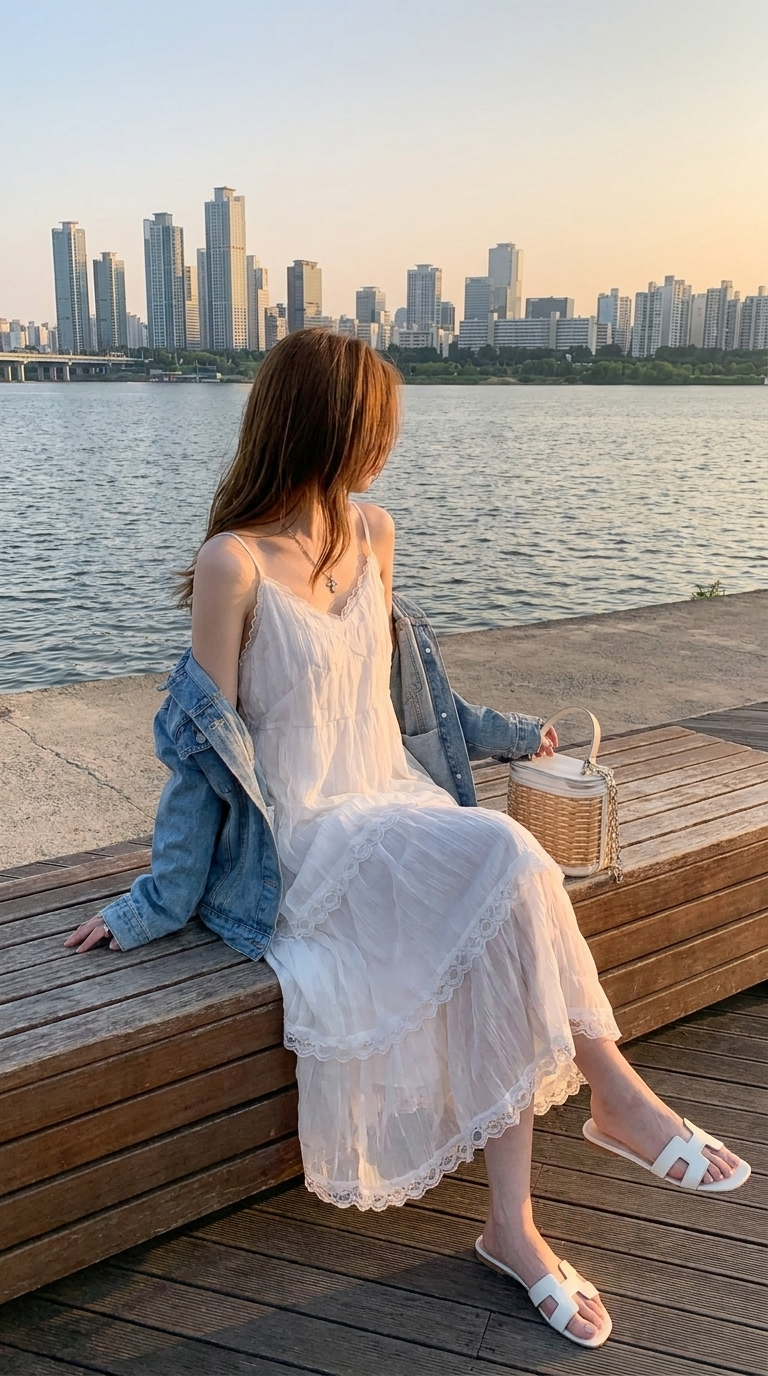 Puffy Long Dress - 퍼피 롱 드레스 (1+1 SALE)
